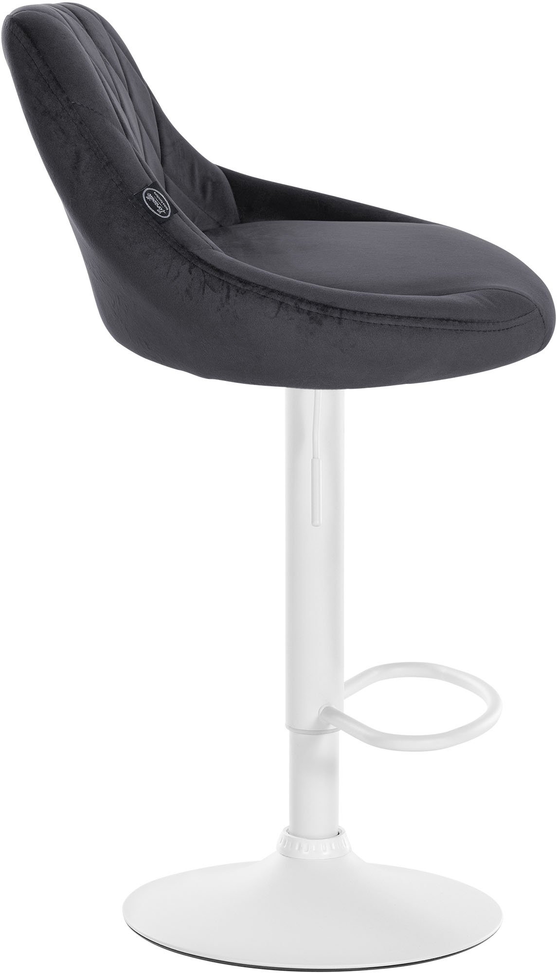 Set di 2 sgabelli da bar Lazio Velvet