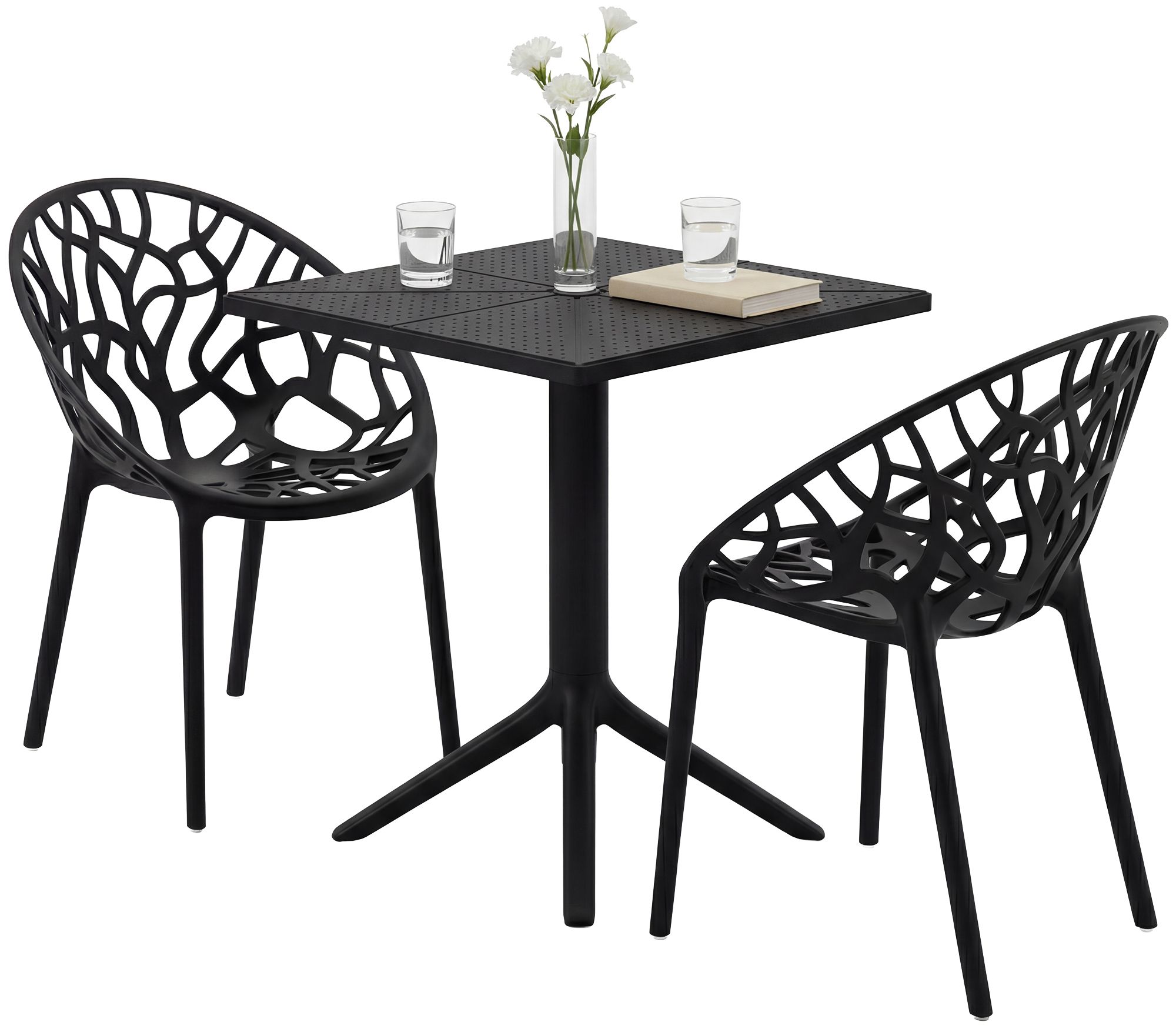 Set da giardino Neriva con 2 sedie