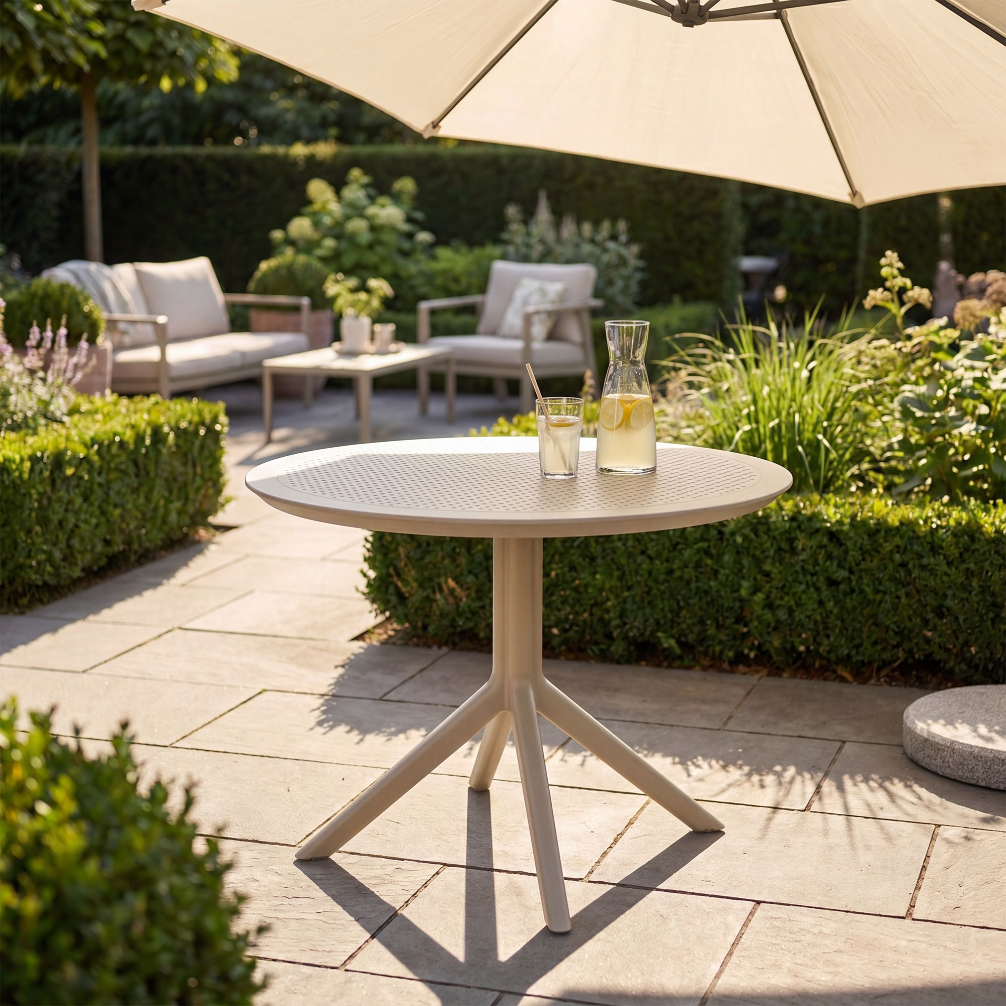 Tavolo da Giardino Rotondo Sky Ø 105 cm