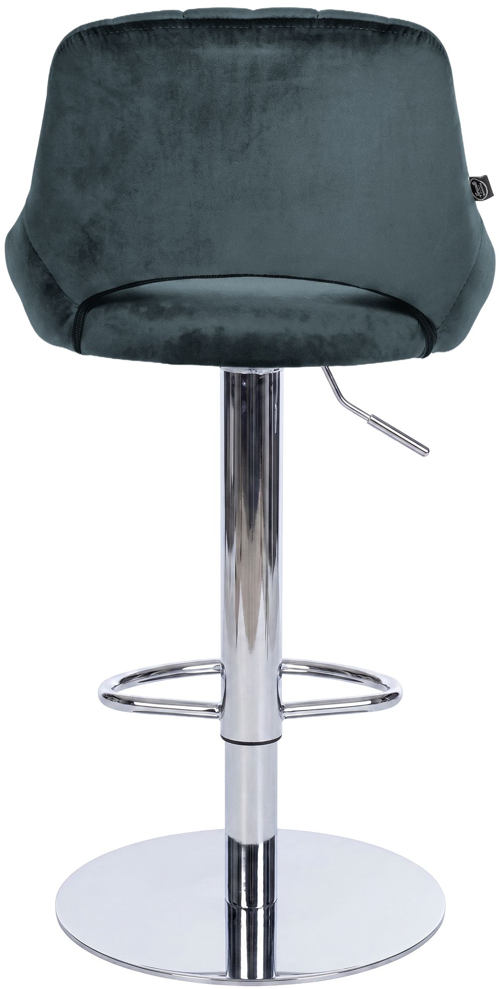 Set di 2 sgabelli da bar Milet cromati con base extra pesante