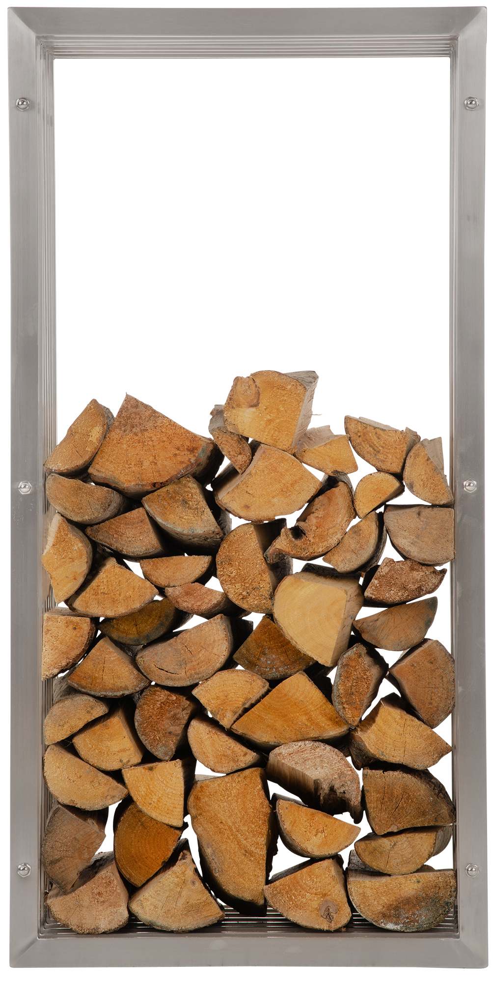 Portalegna Irving in robusto acciaio inox