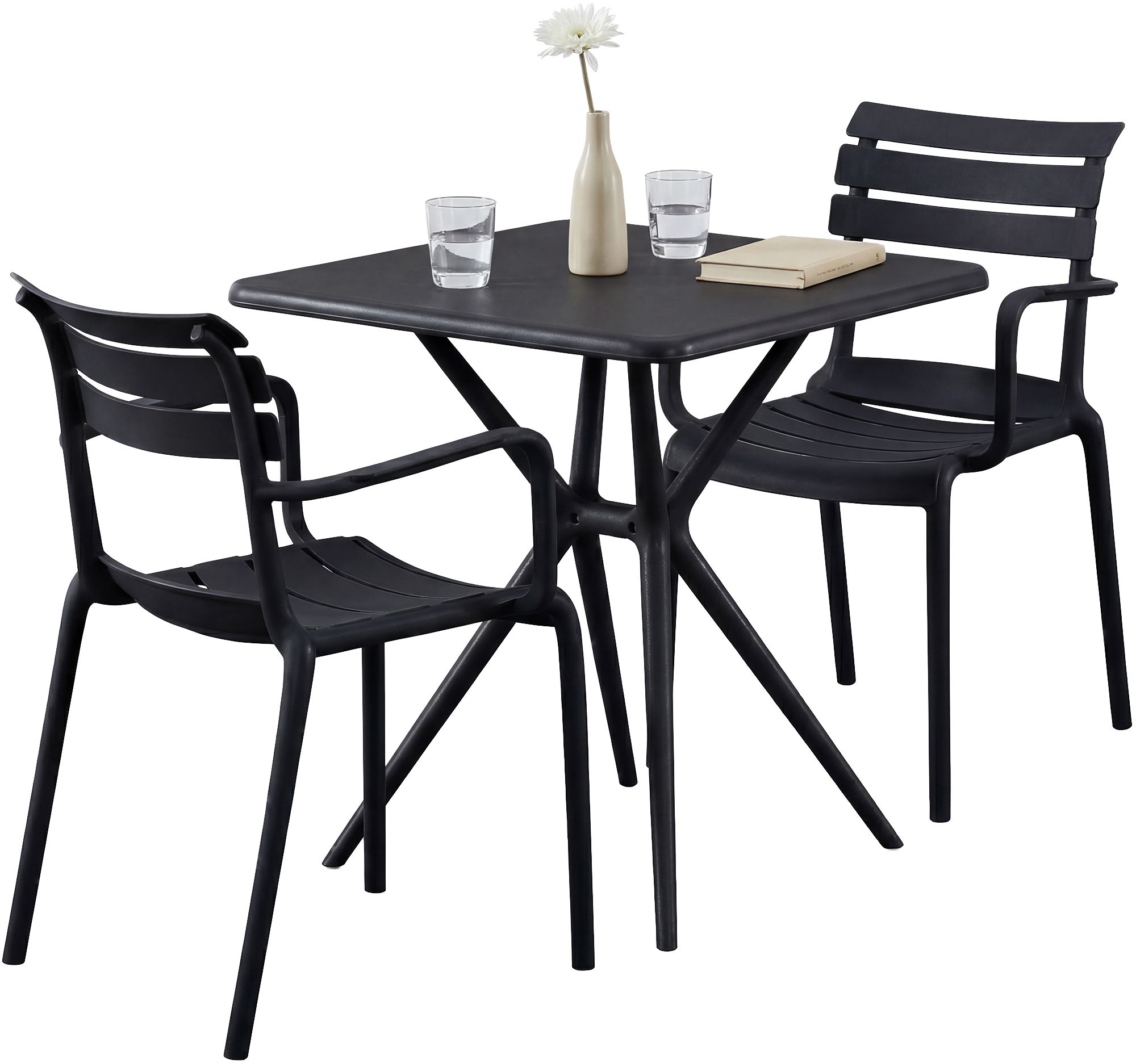 Set Mobili da Giardino Avena con 2 Sedie