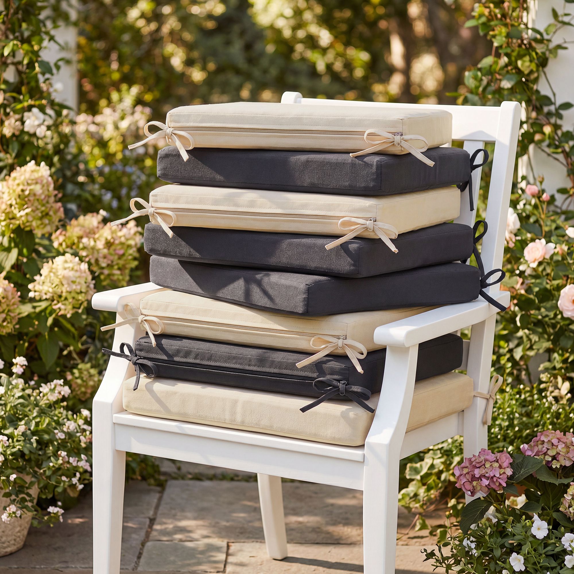 Cuscino seduta per sedia da giardino Sibell o Kiran
