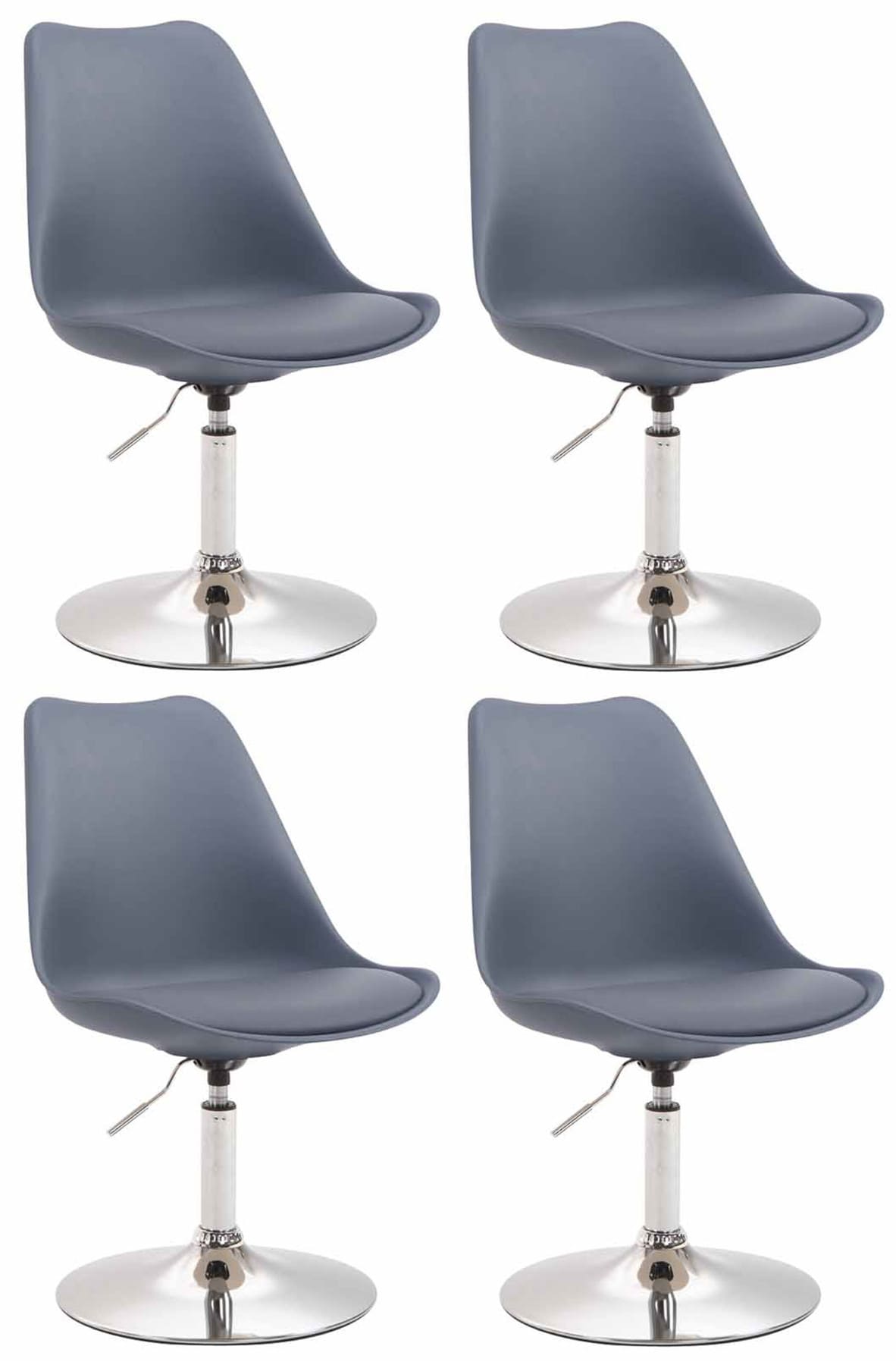 Set di 4 sedie da pranzo Maverick Plastic