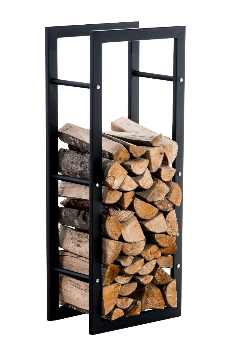 Scaffale portalegna KERI V3 nero opaco