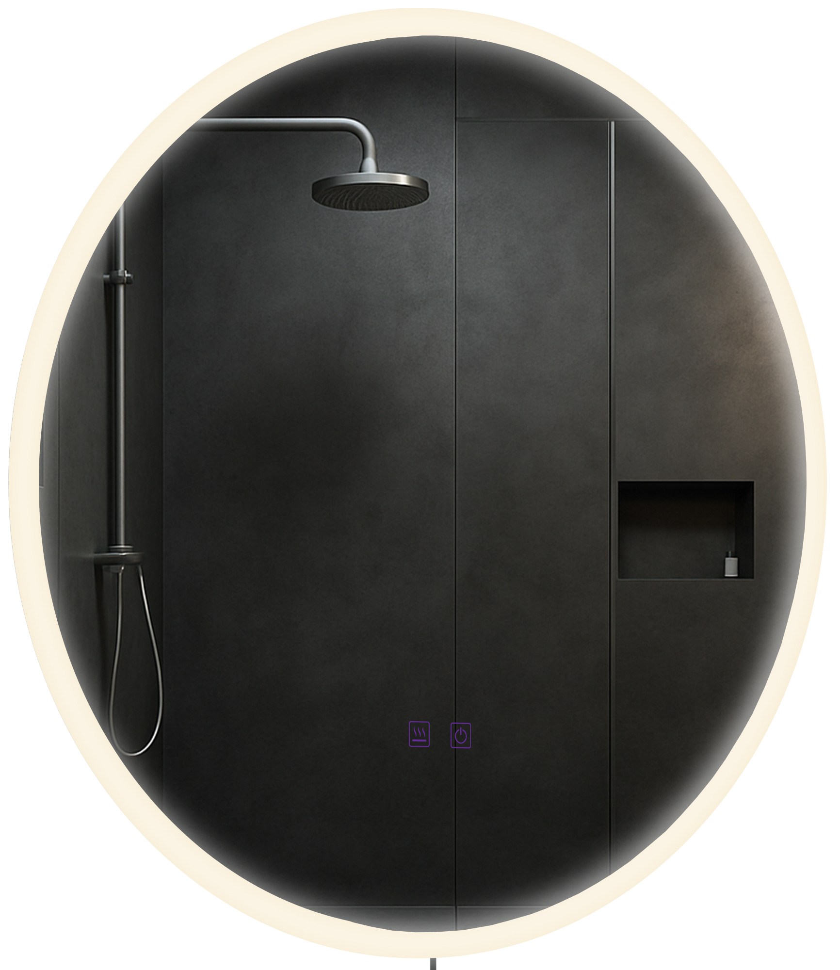 Specchio da bagno Laconia con Bluetooth