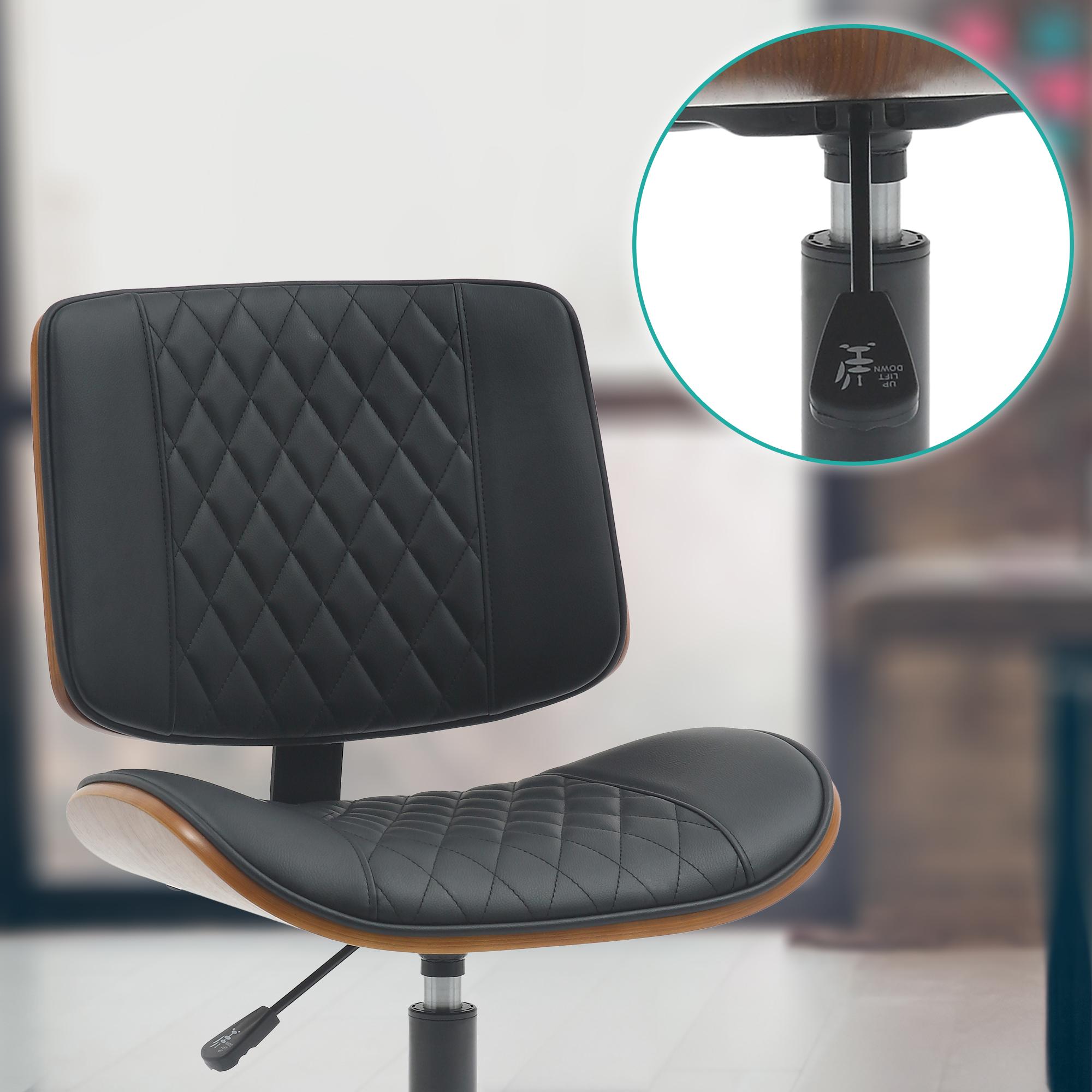 Sedia da ufficio in similpelle Plover