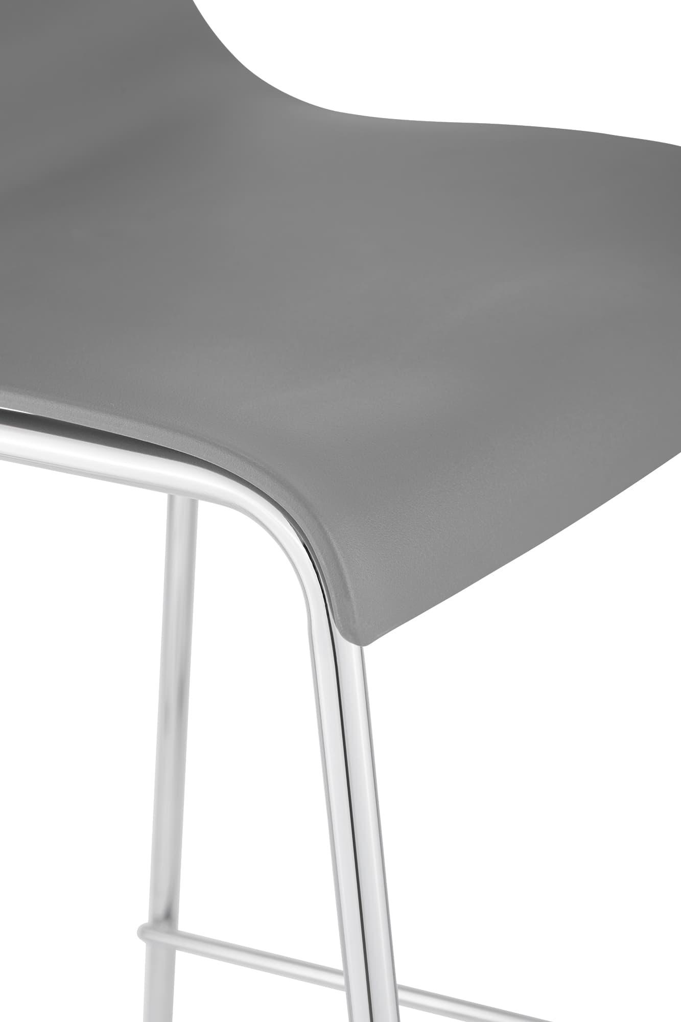 Set di 2 sgabelli da bar Hover in plastica con base a 4 gambe
