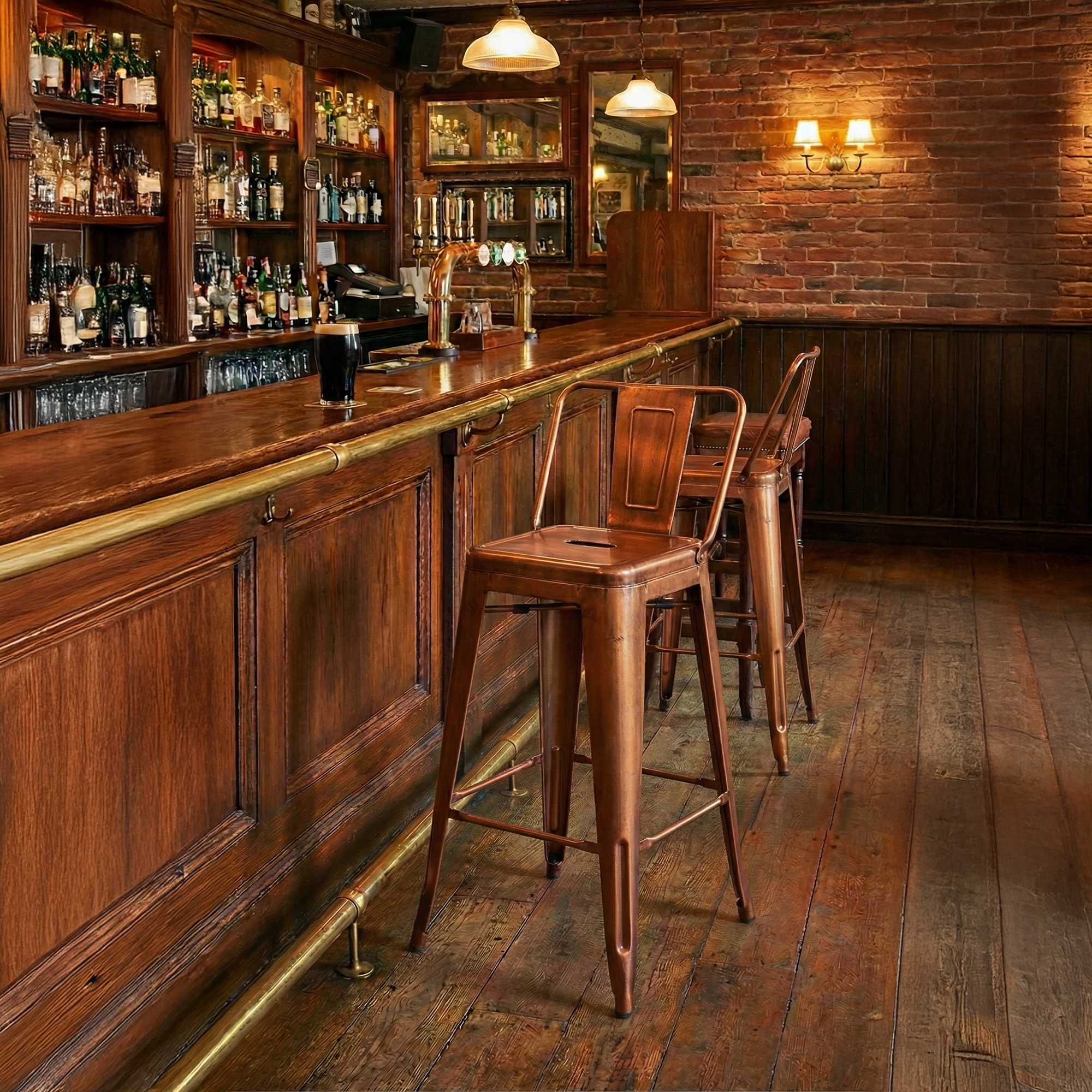 Set di 2 sgabelli da bar Mason