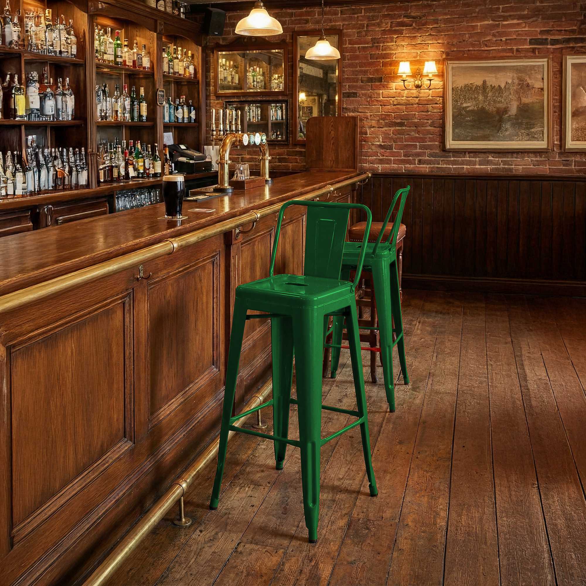 Set di 2 sgabelli da bar Mason