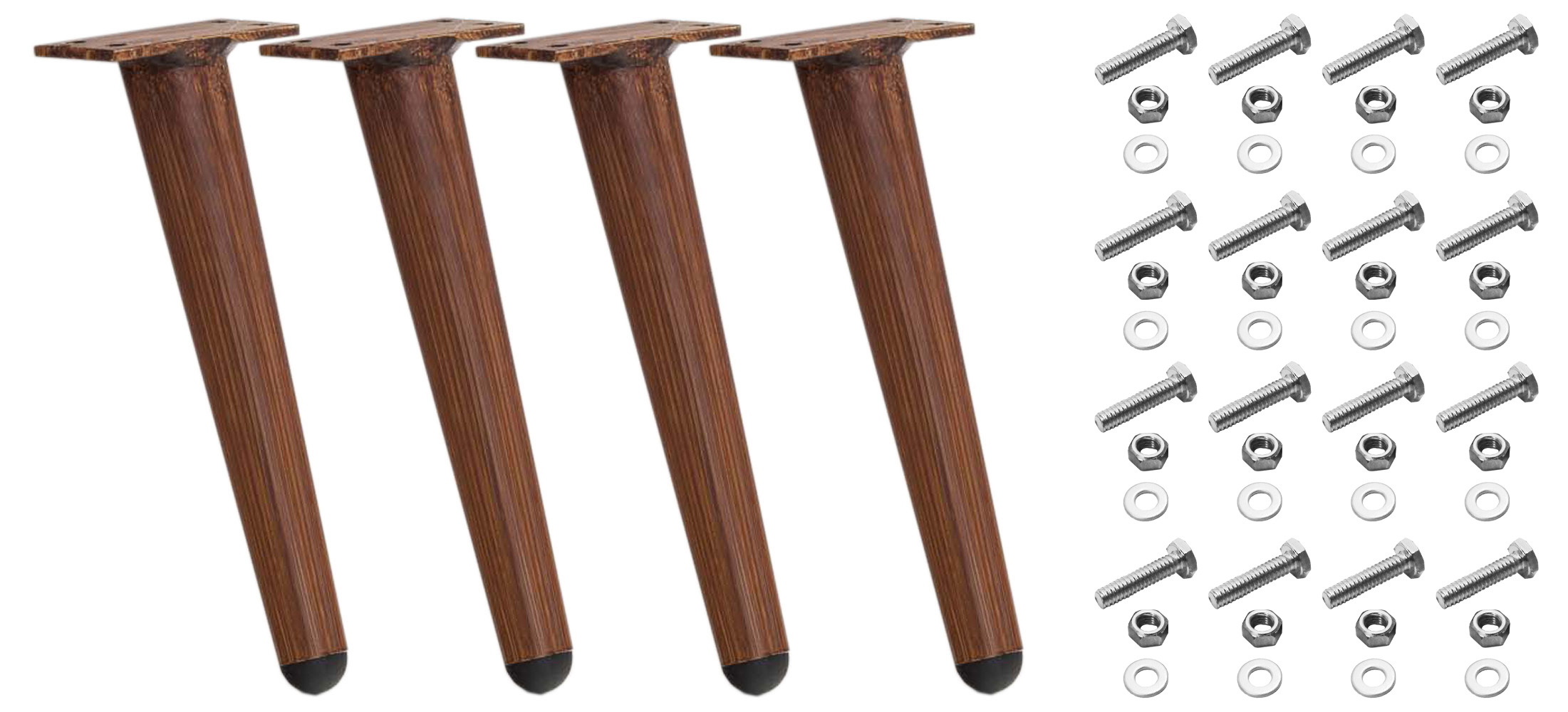 Set di 4 piedini per mobili