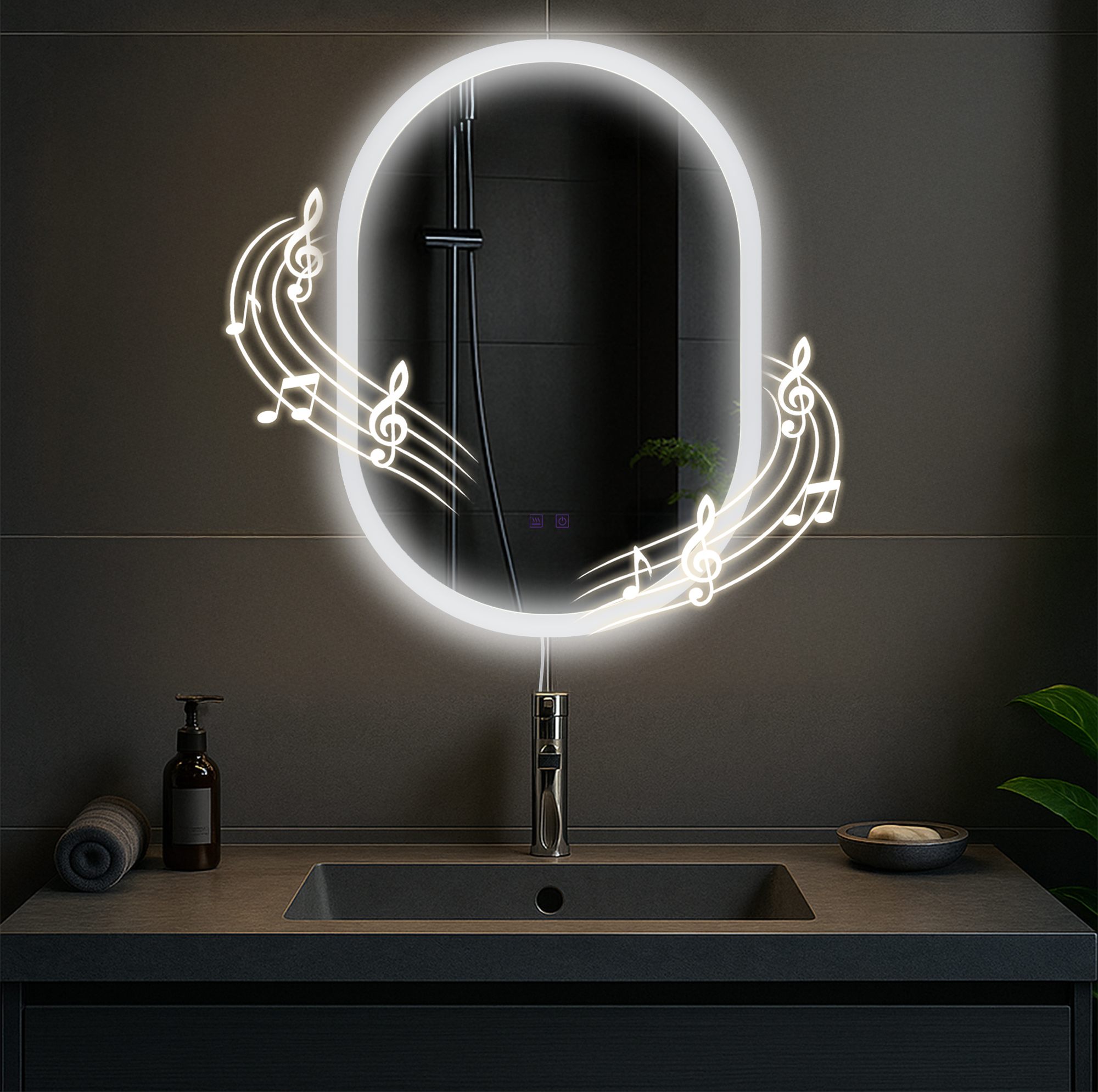 Specchio da bagno Karishma