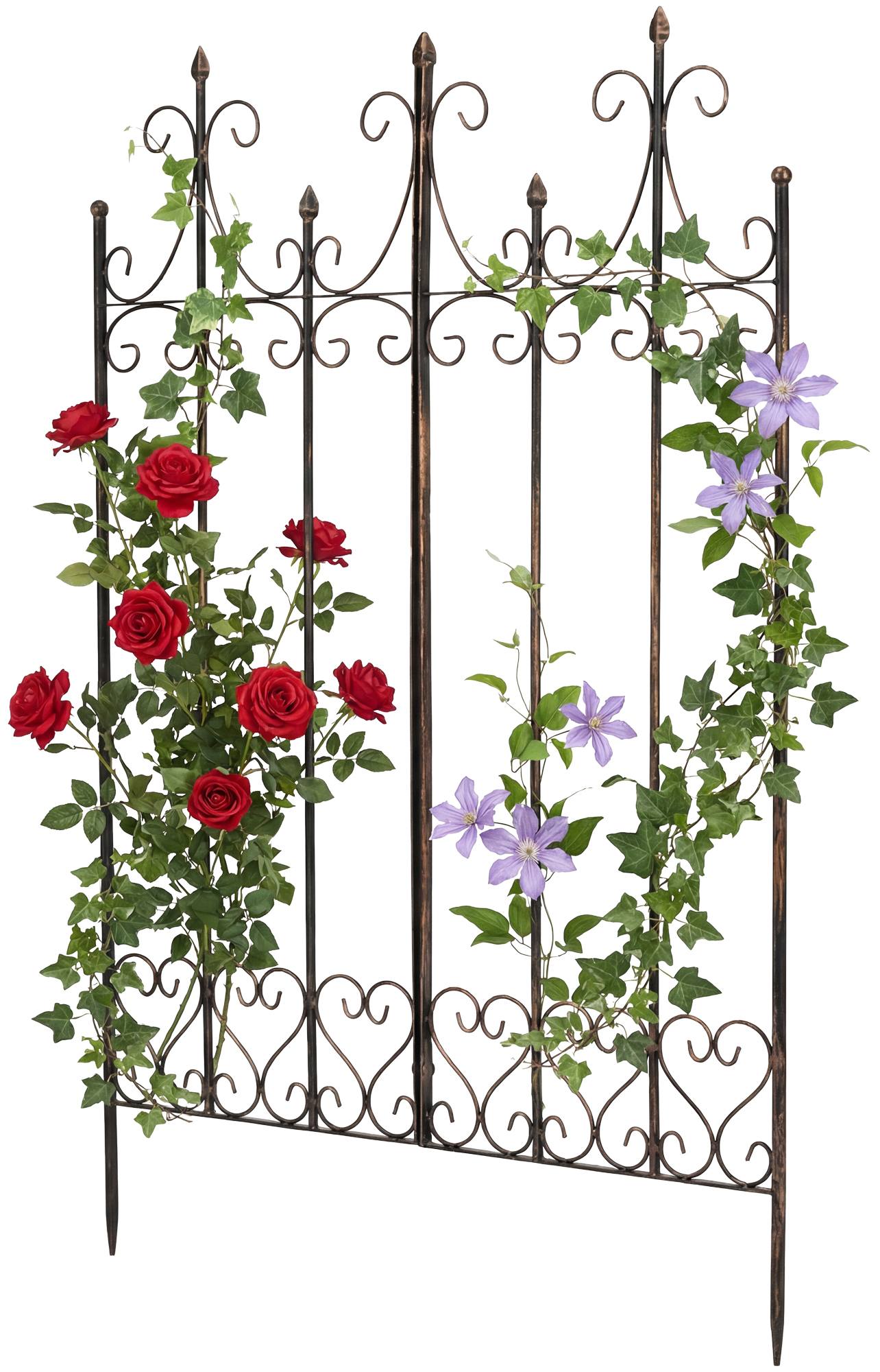 Spalliera Flieder 130x100 cm in Metallo, Stile Rustico per Rampicanti