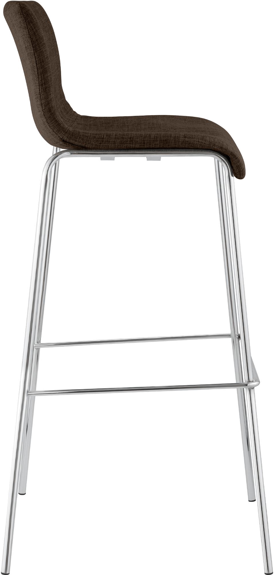 Set da 2 sgabelli da bar Hover in tessuto con base a 4 gambe