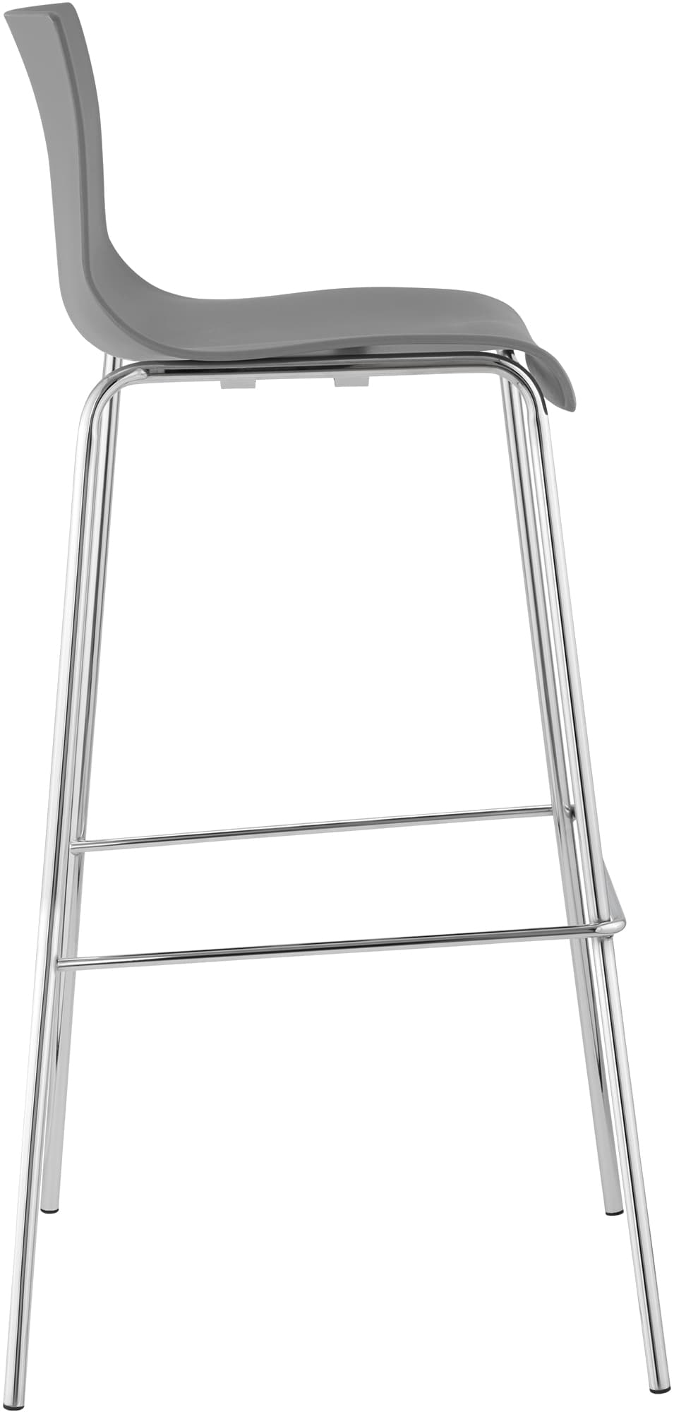 Set di 2 sgabelli da bar Hover in plastica con base a 4 gambe