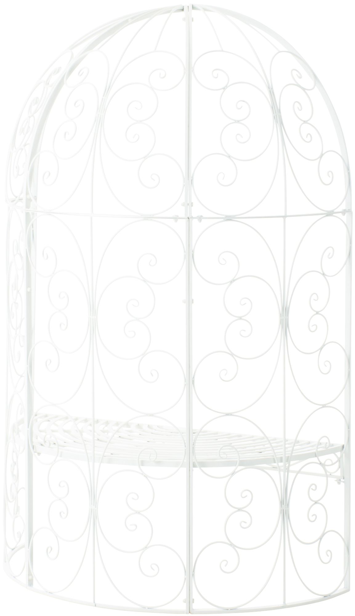 Gazebo semicircolare Rosie con panca