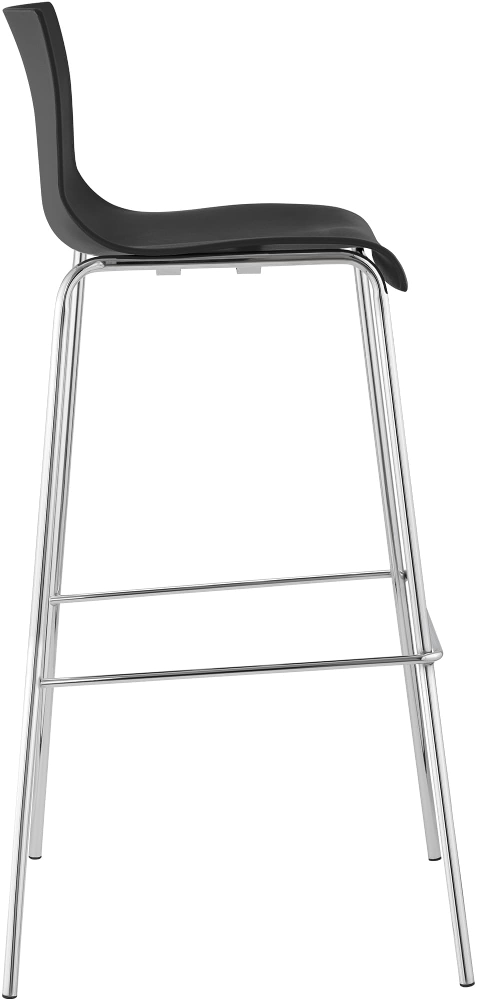 Set di 2 sgabelli da bar Hover in plastica con base a 4 gambe