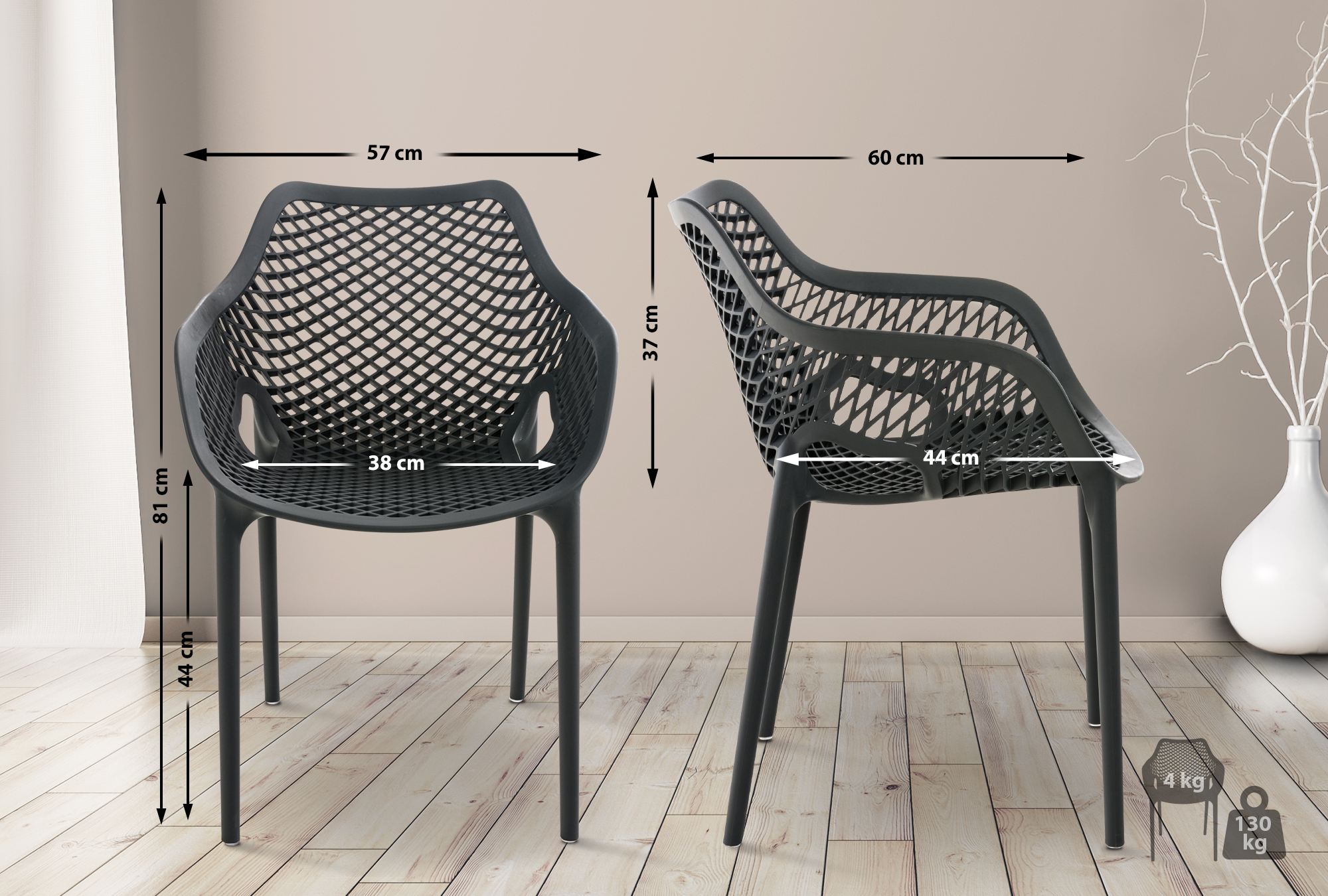 Set di 2 sedie Air XL