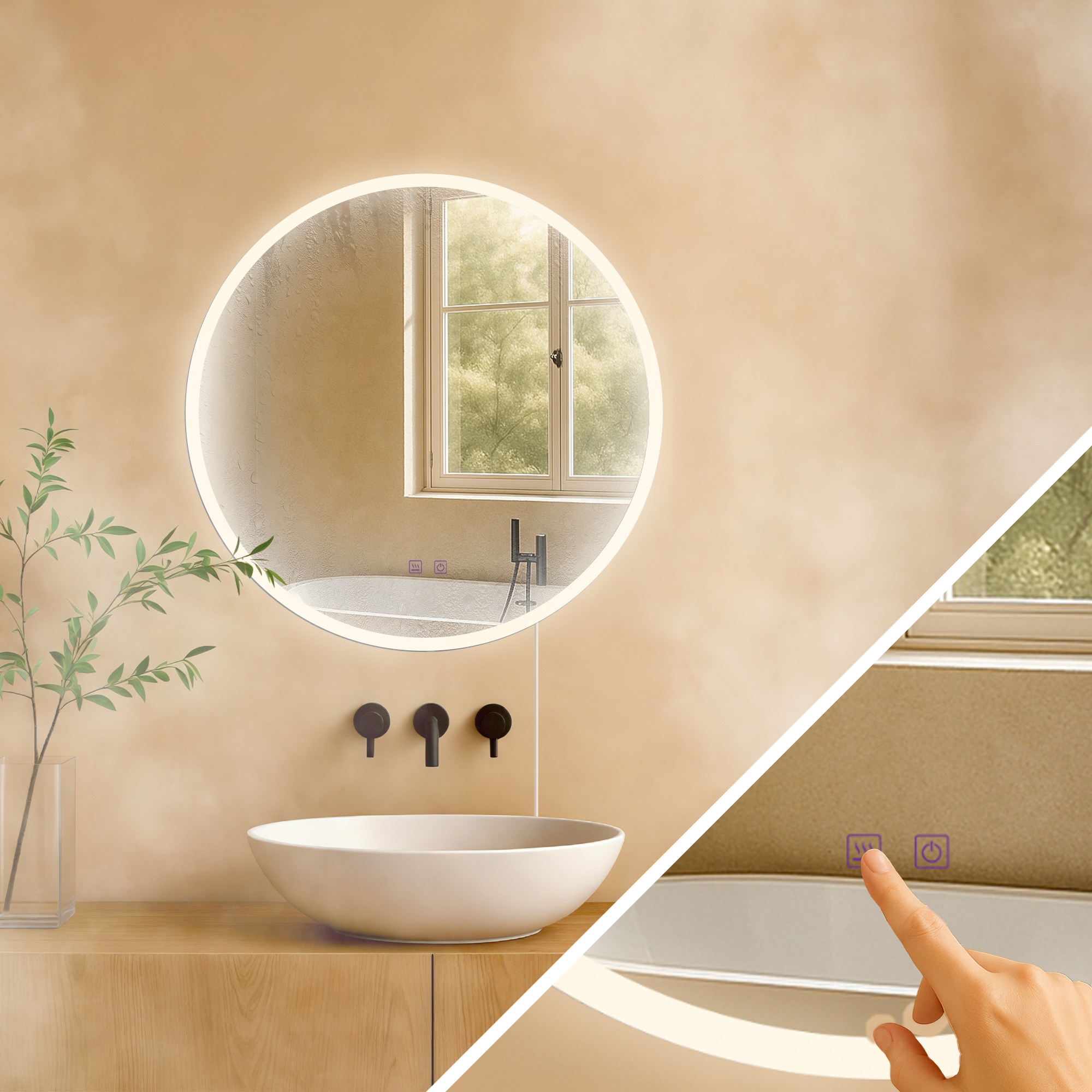 Specchio da bagno Laconia
