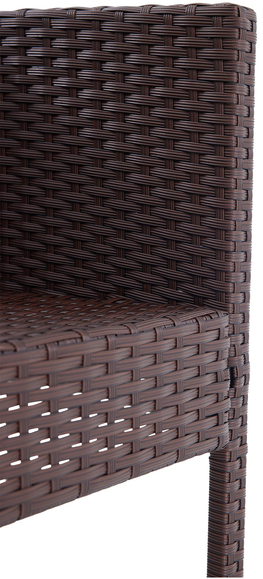 Gruppo di sedute in polyrattan Ramunda