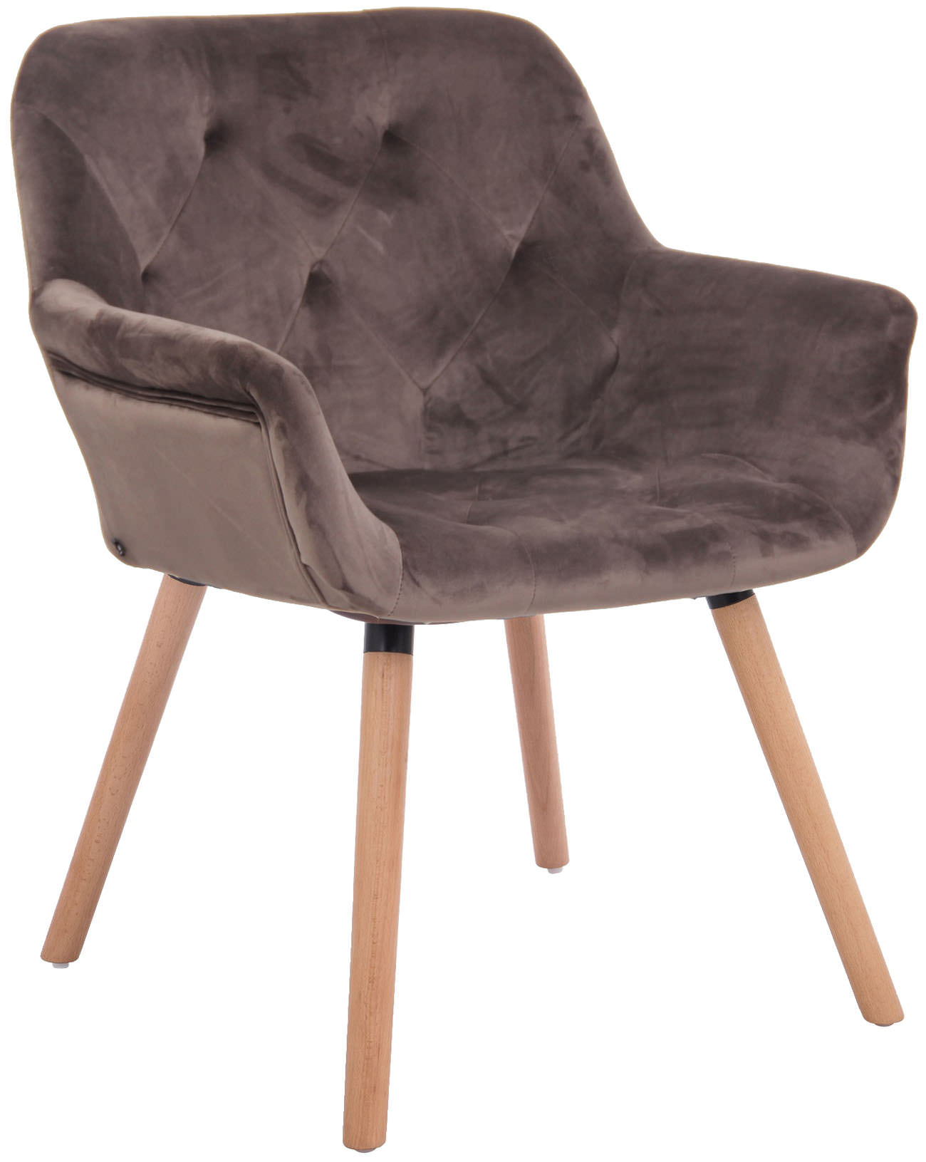 Sedia design Cassidy in velluto