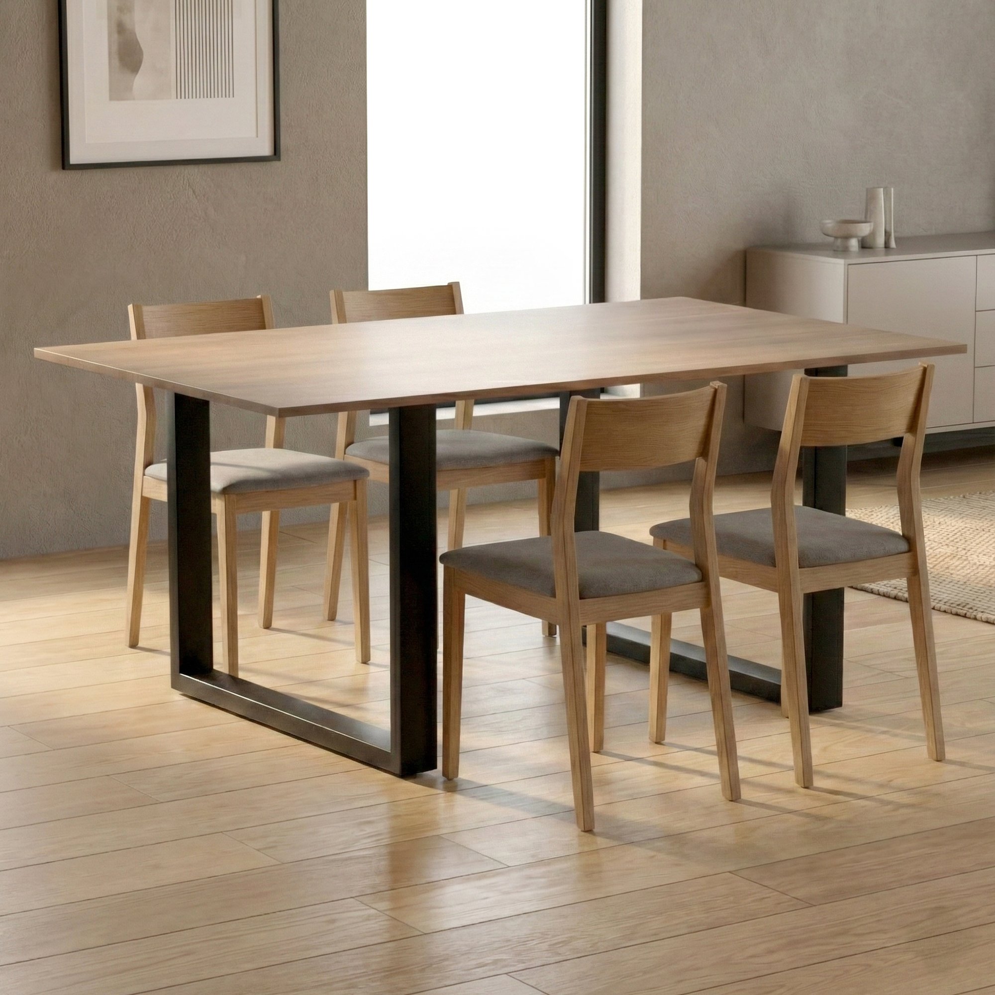 Set di 2 Gambe per Tavolo Ilkan