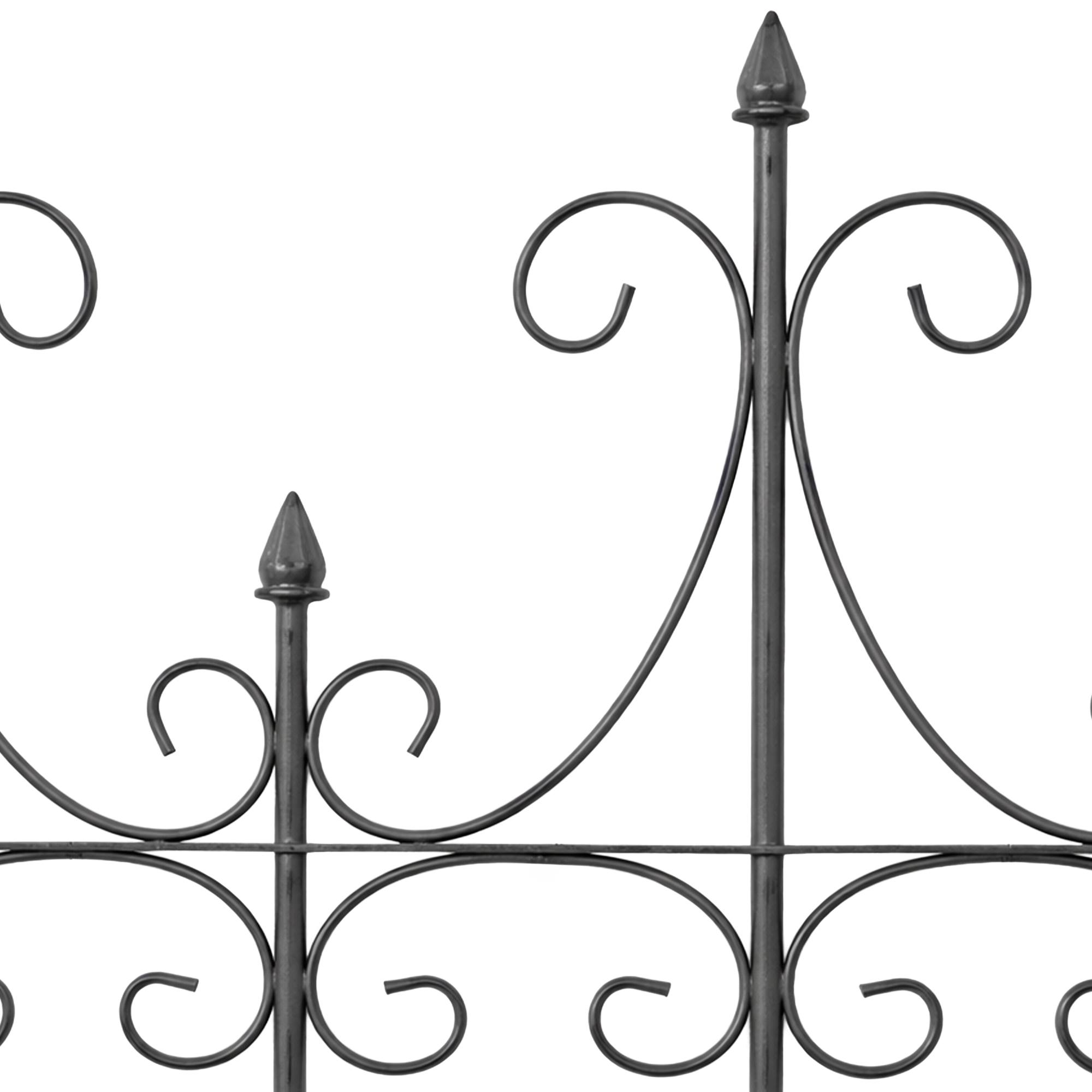 Spalliera Flieder 130x100 cm in Metallo, Stile Rustico per Rampicanti