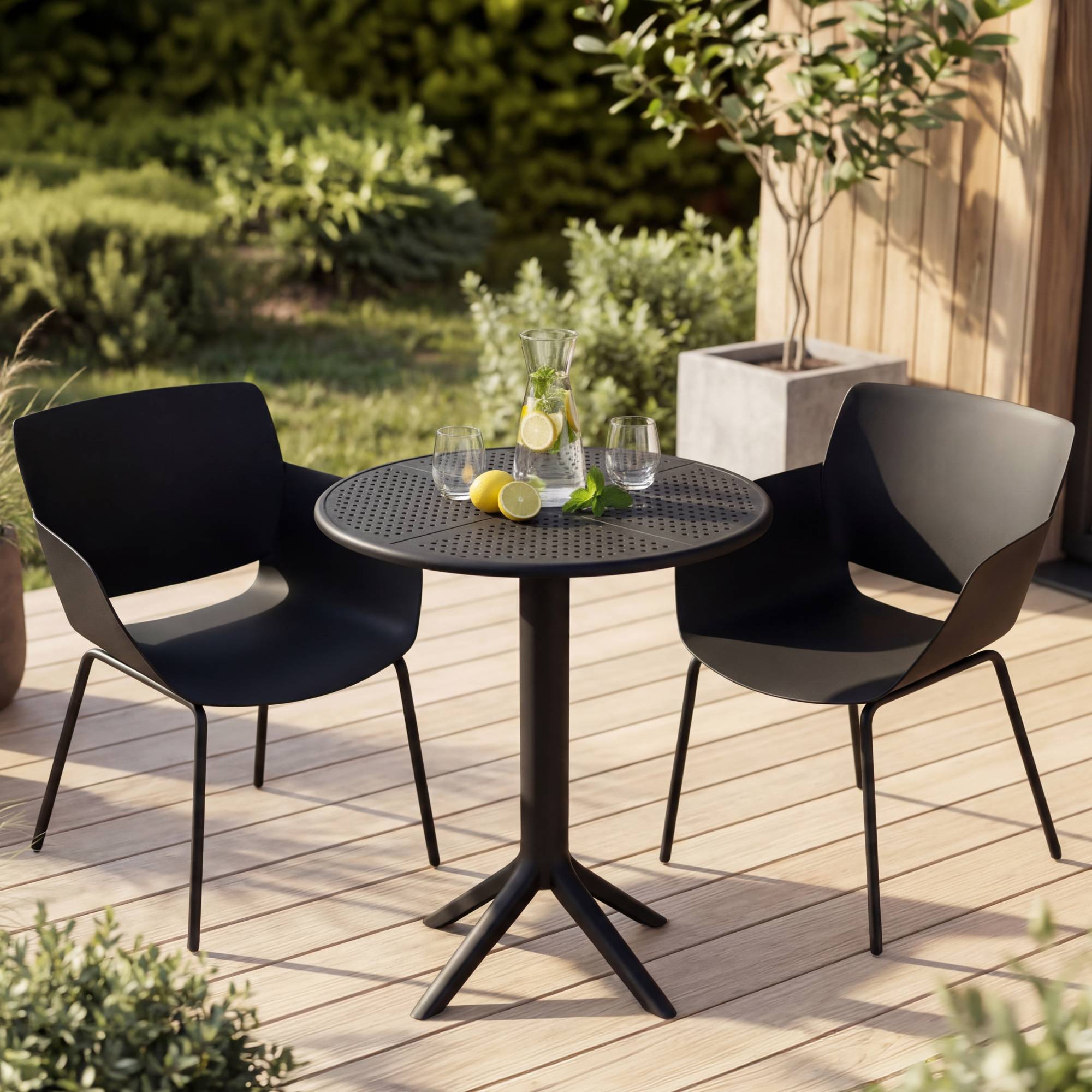 Set da Giardino Siora con 2 Sedie