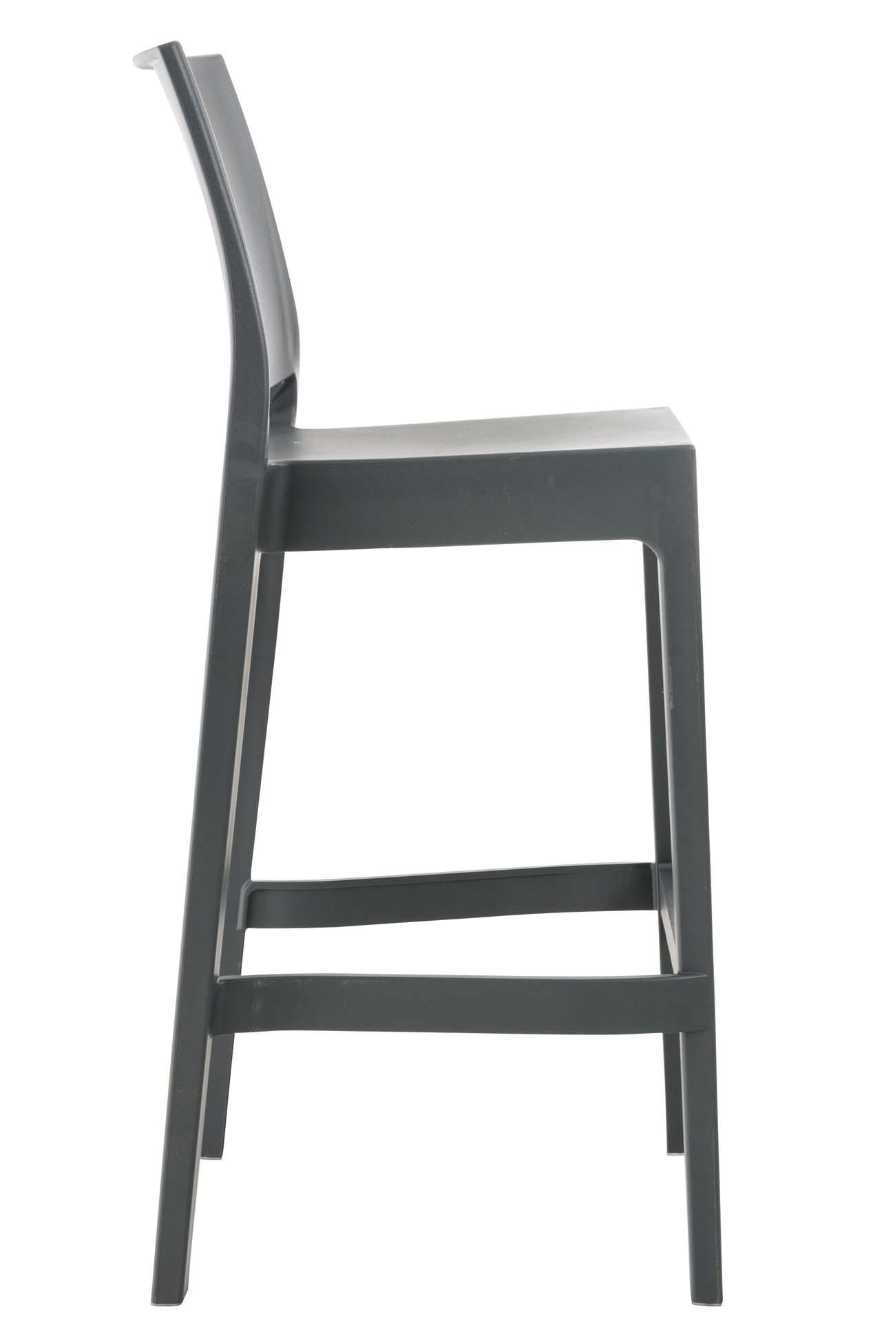 Set da 4 sgabelli da bar Maya in plastica