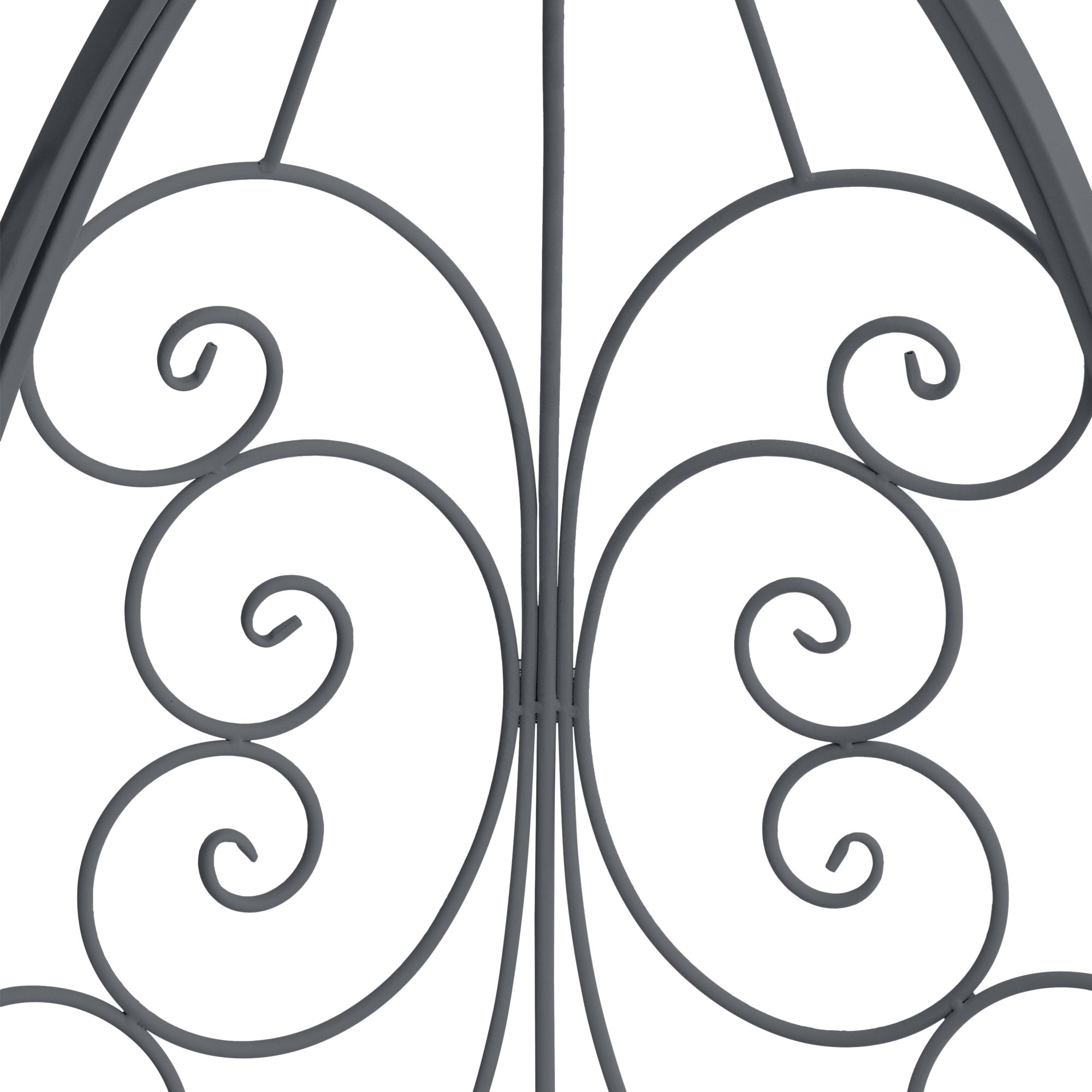 Gazebo semicircolare Rosie con panca