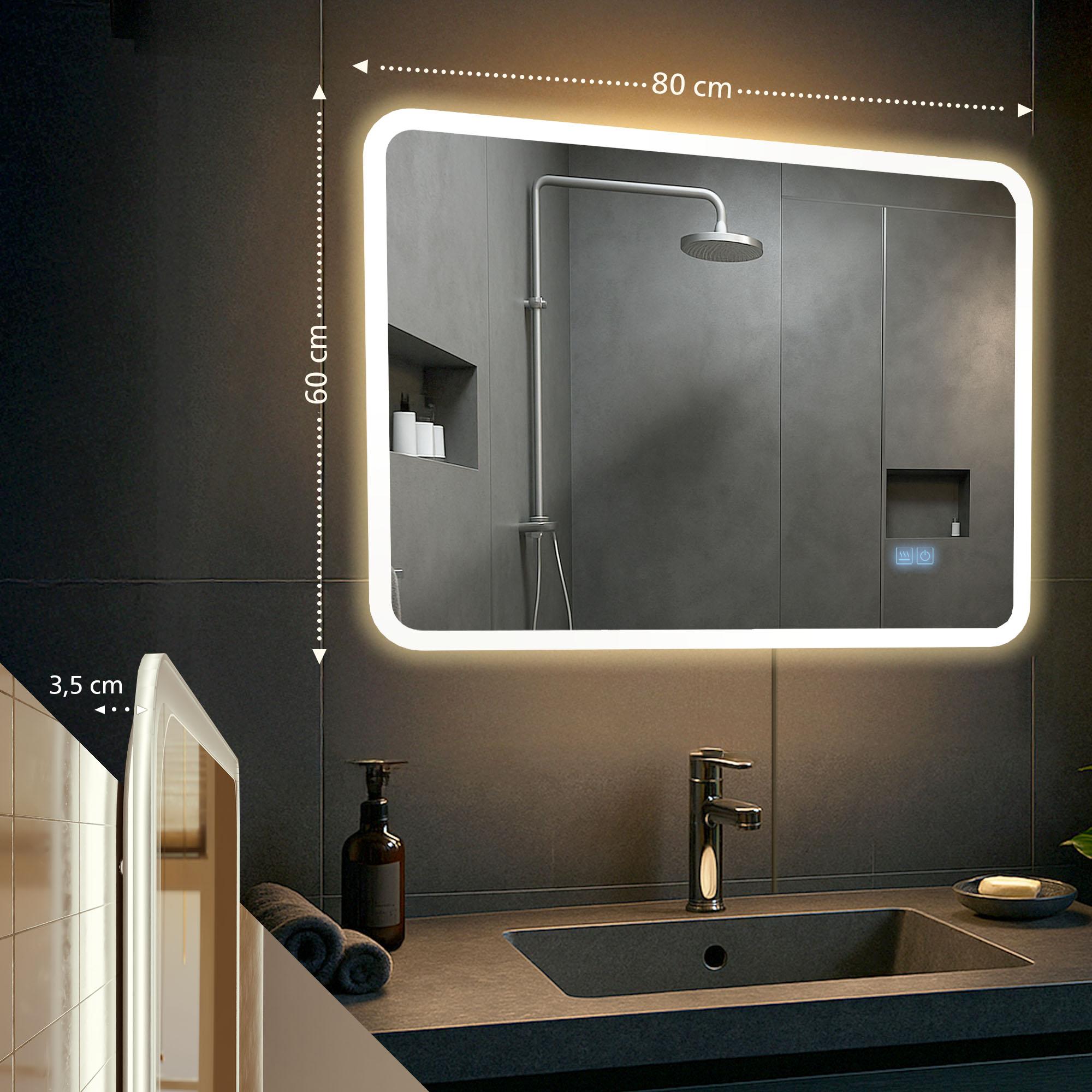 Specchio da bagno Jericho con Bluetooth