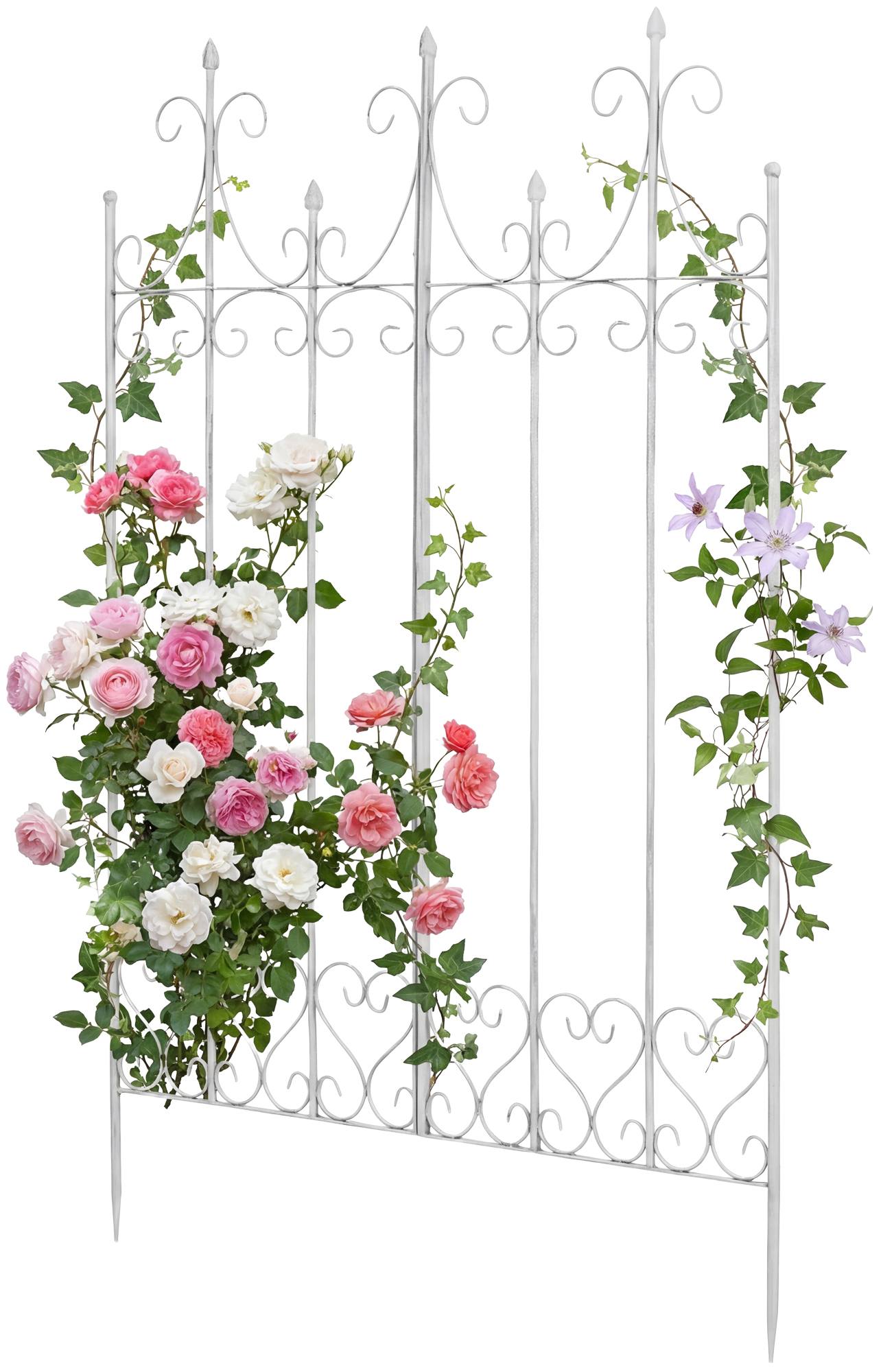 Spalliera Flieder 130x100 cm in Metallo, Stile Rustico per Rampicanti