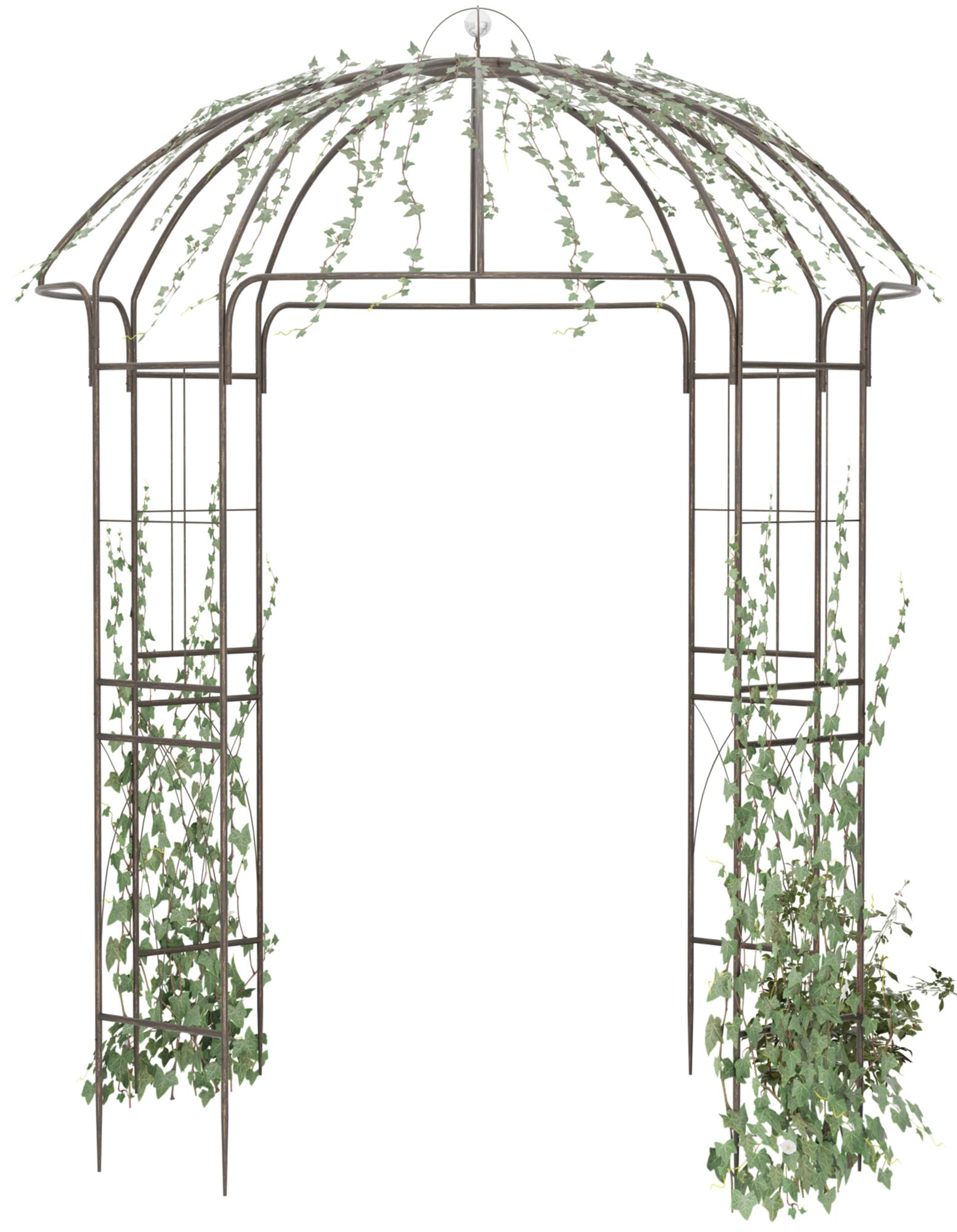 Gazebo da giardino Keira con supporto per rampicanti