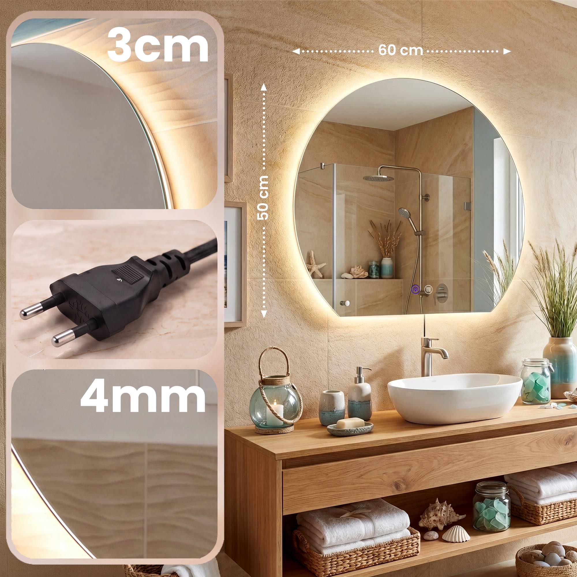 Specchio da bagno Baloni