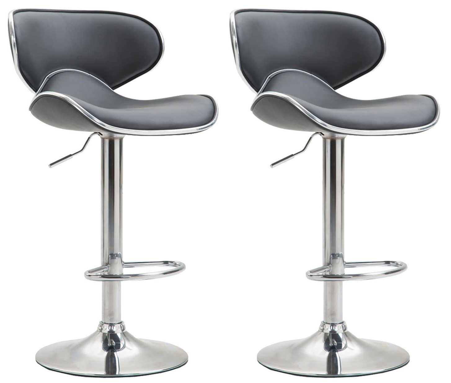 Set 2x Sgabelli LAS VEGAS V2 in similpelle