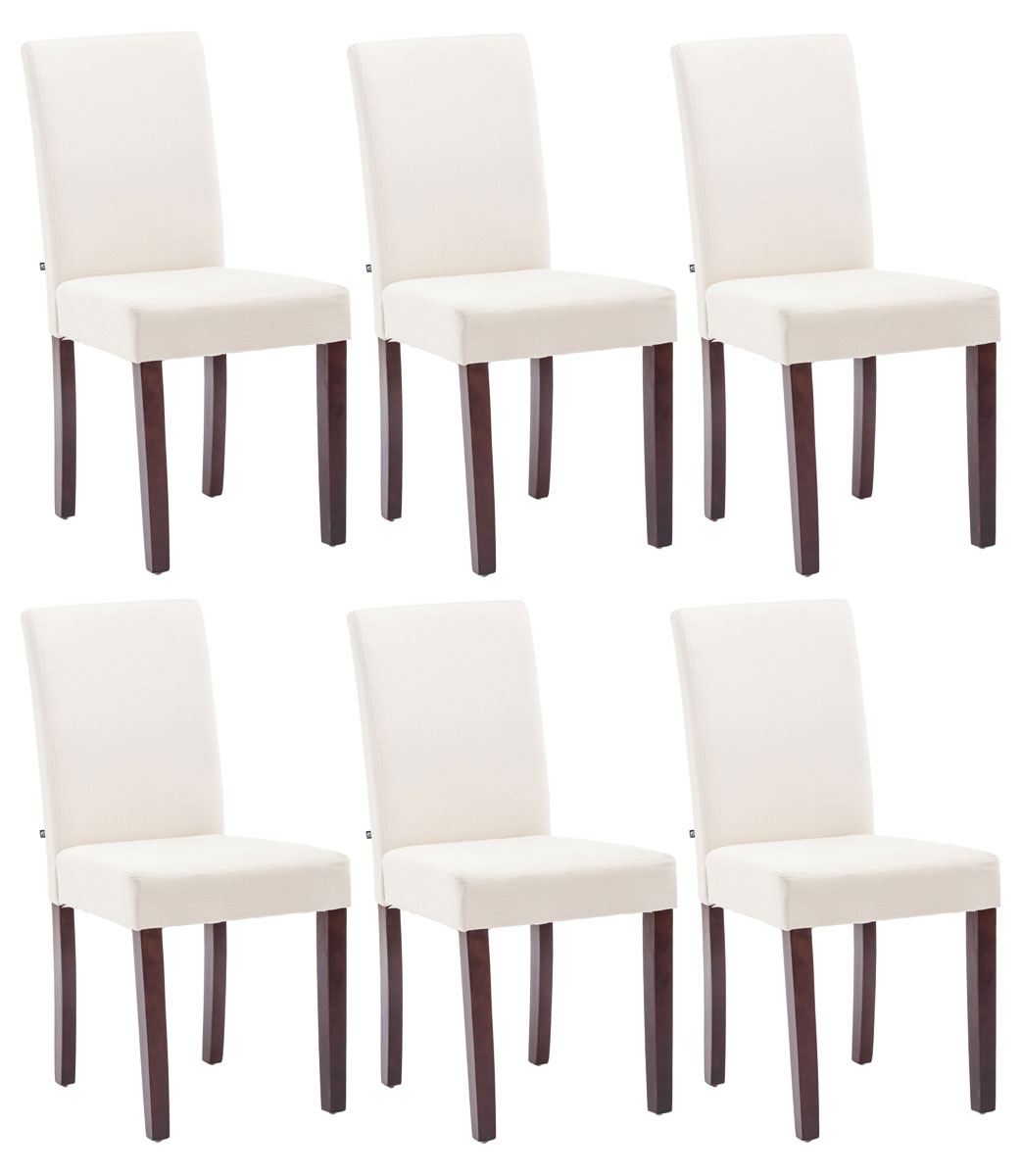 Set di 6 sedie da pranzo Ina in tessuto