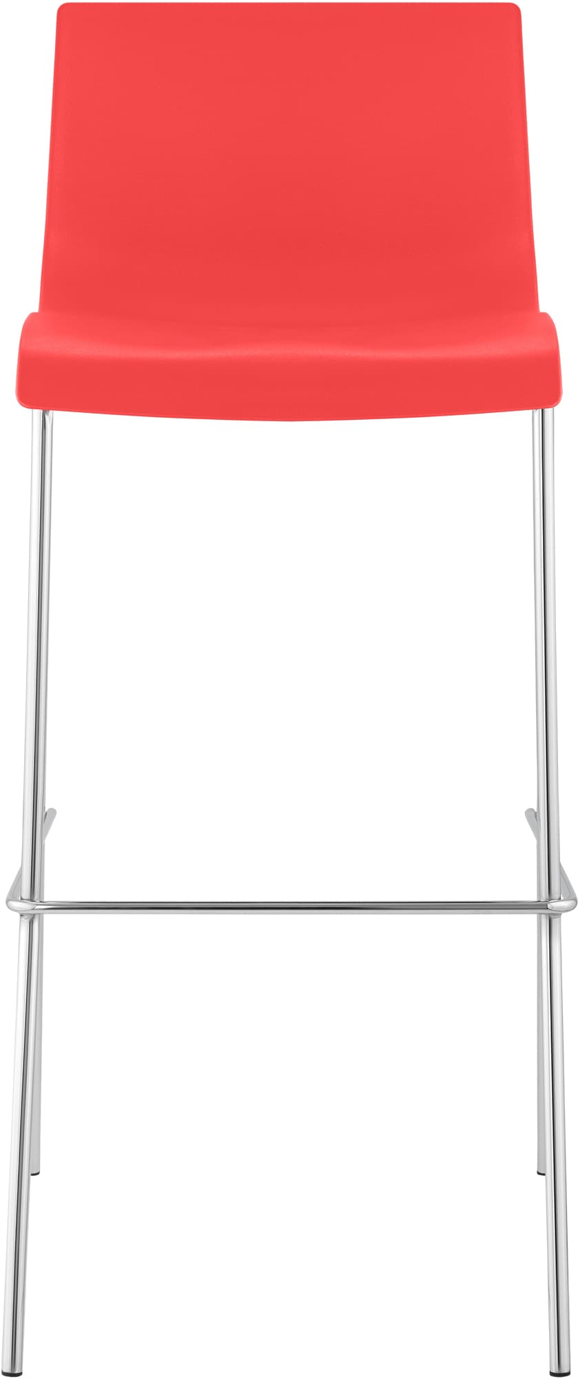 Set di 2 sgabelli da bar Hover in plastica con base a 4 gambe