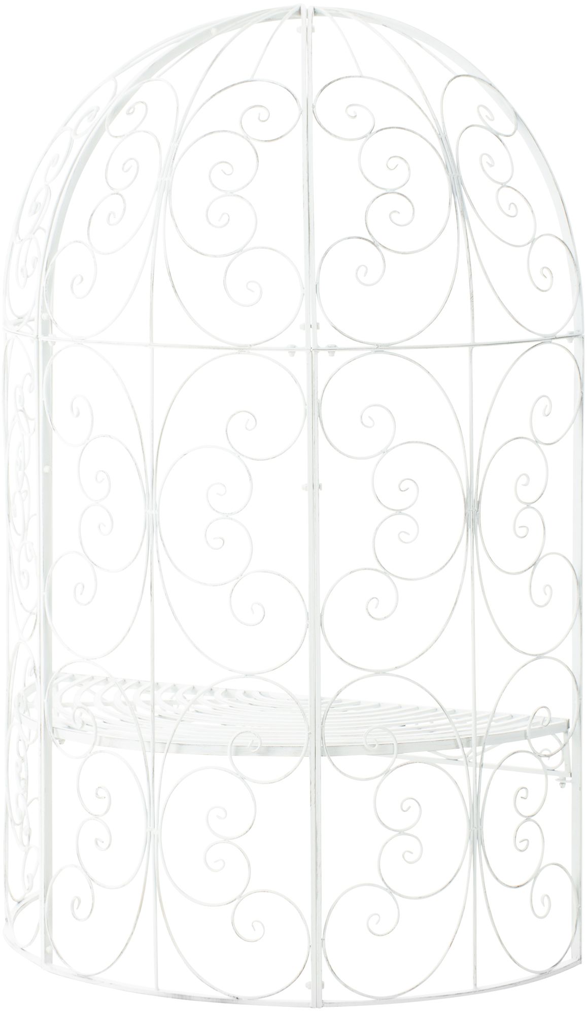 Gazebo semicircolare Rosie con panca