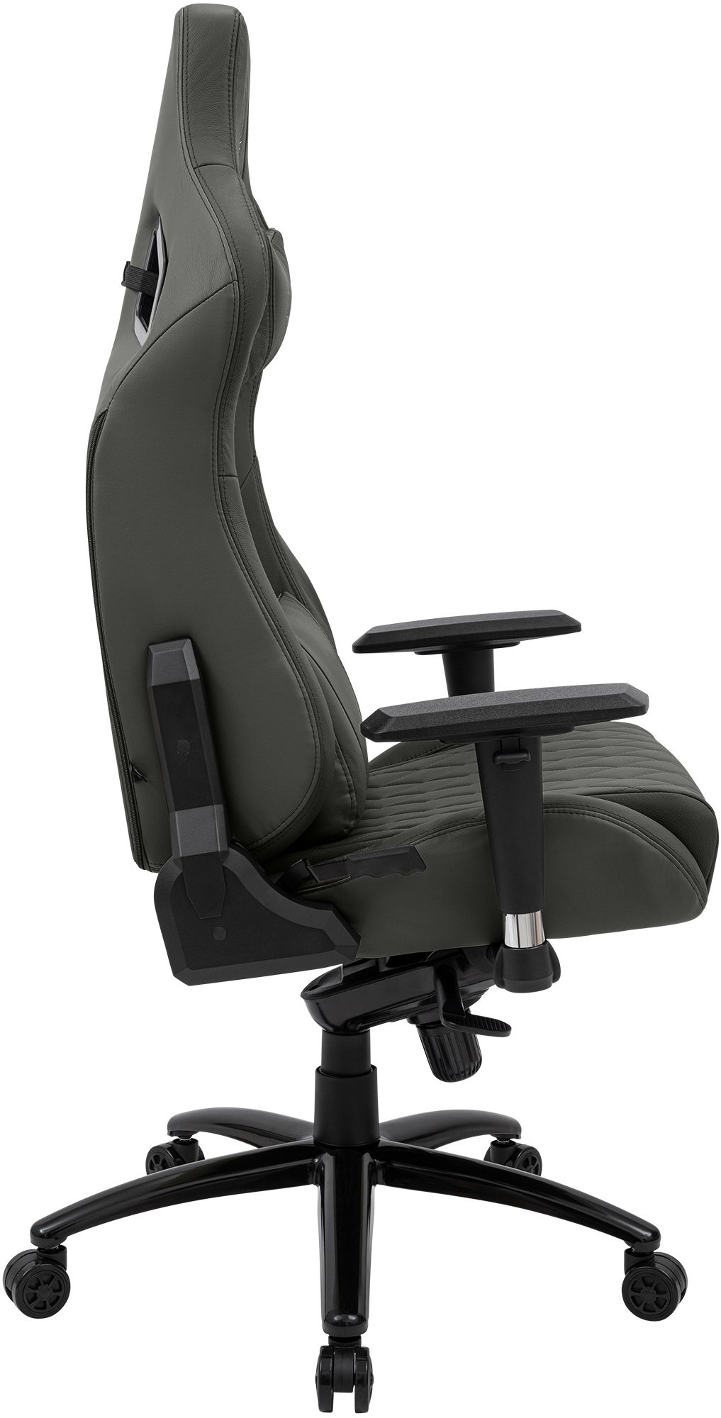 Sedia da ufficio Keren con rivestimento in vera pelle
