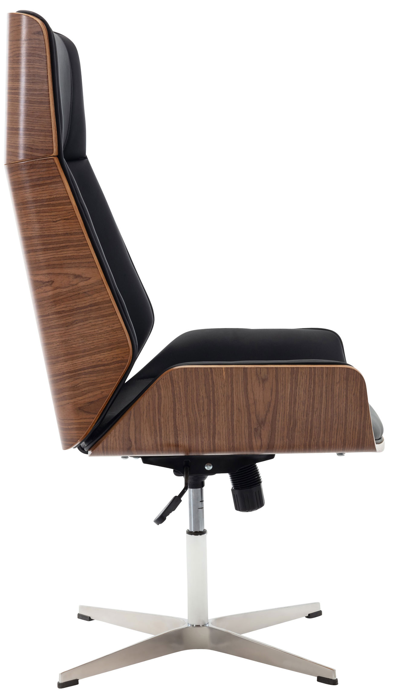 Sedia Studio Riunioni Breda In Similpelle E Legno