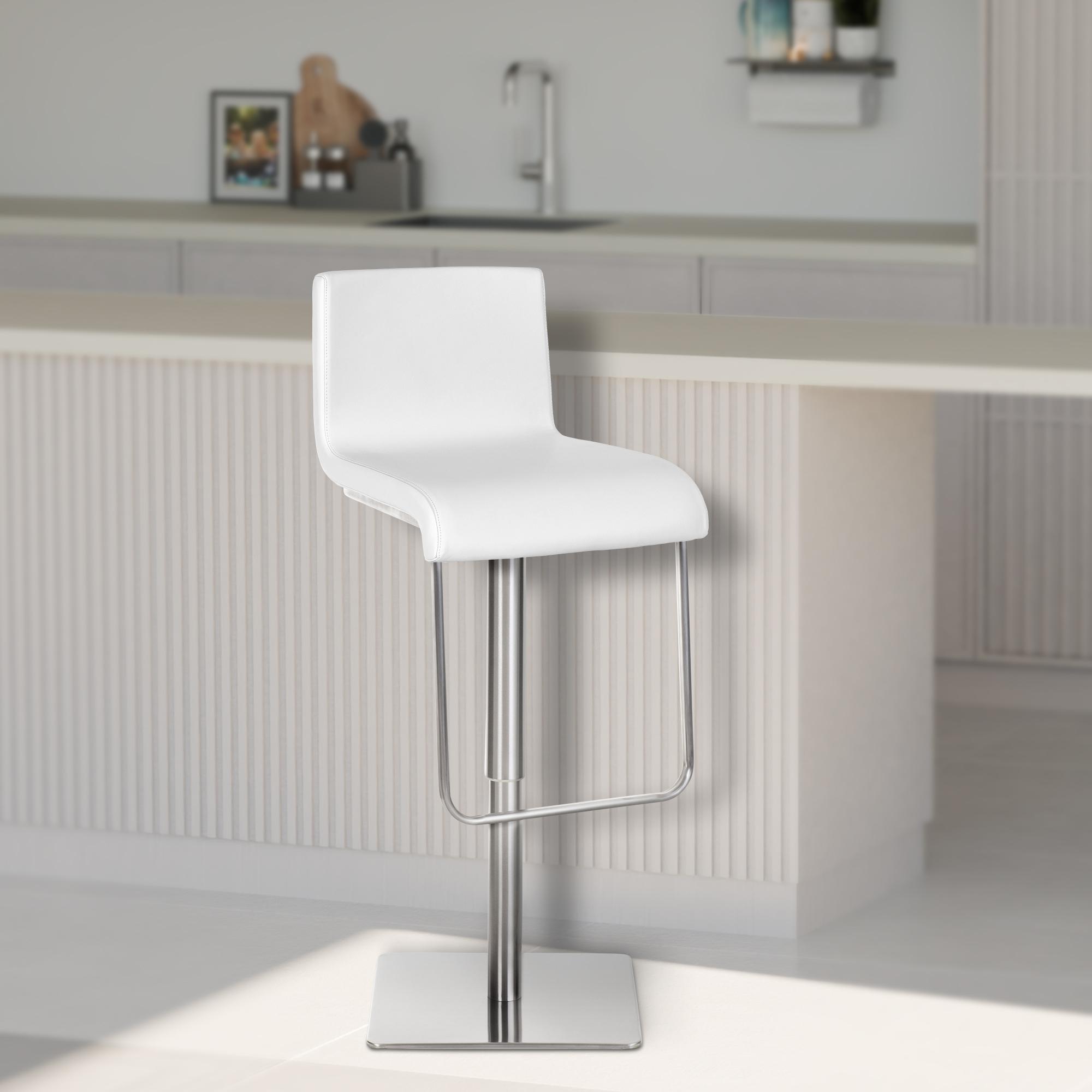 Set di 2 sgabelli da bar Limon rivestimento in similpelle