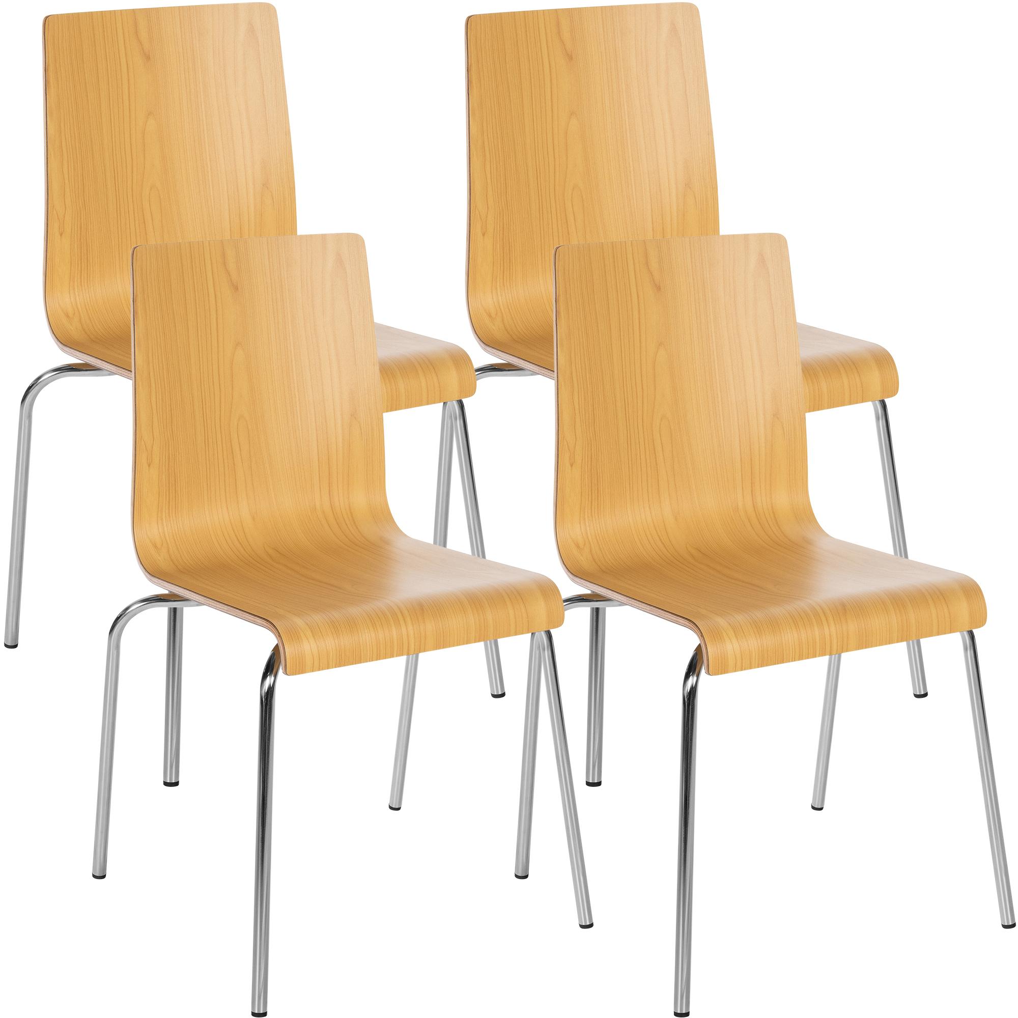 Set da 4 sedie impilabili Gahanna