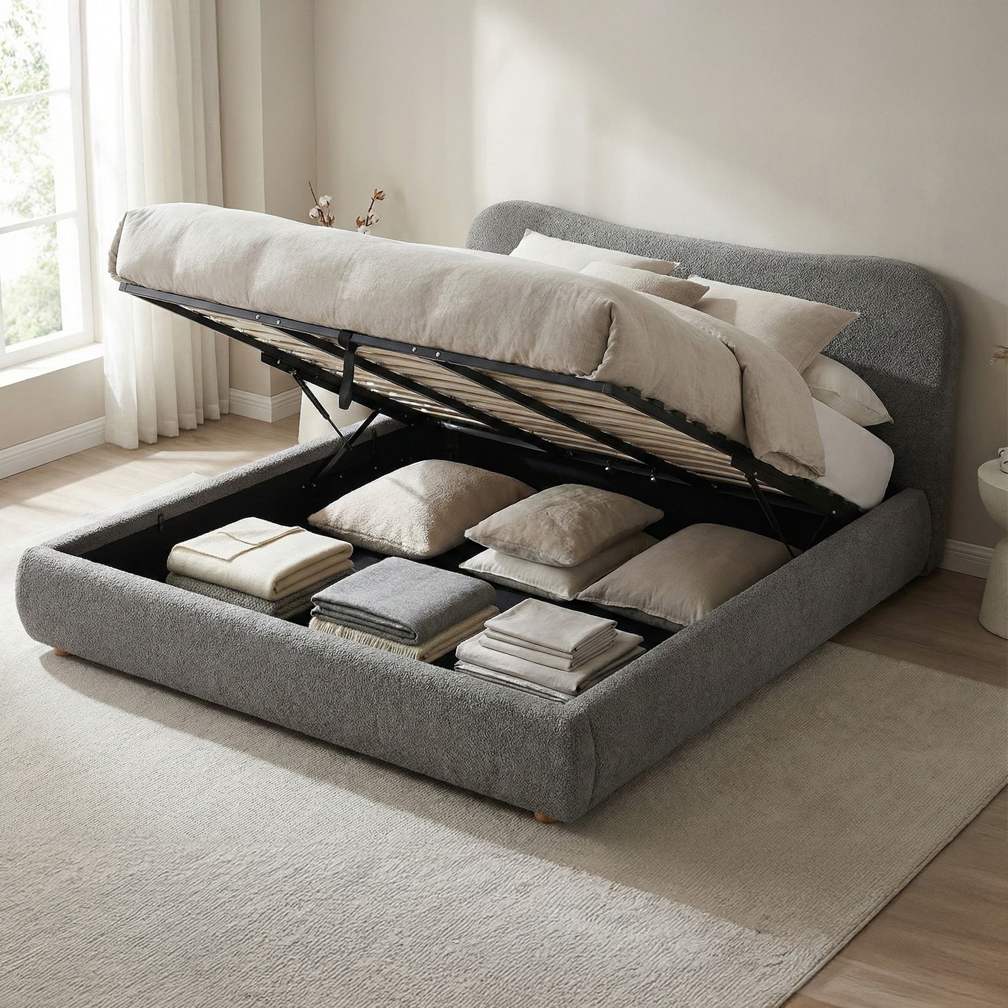 Letto imbottito Maido
