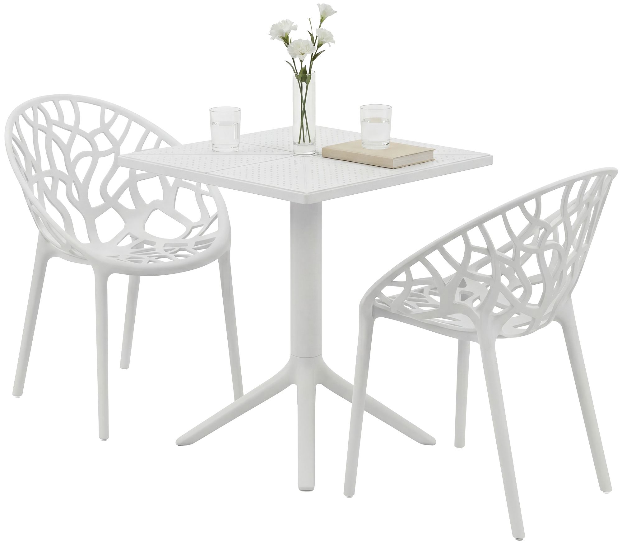 Set da giardino Neriva con 2 sedie