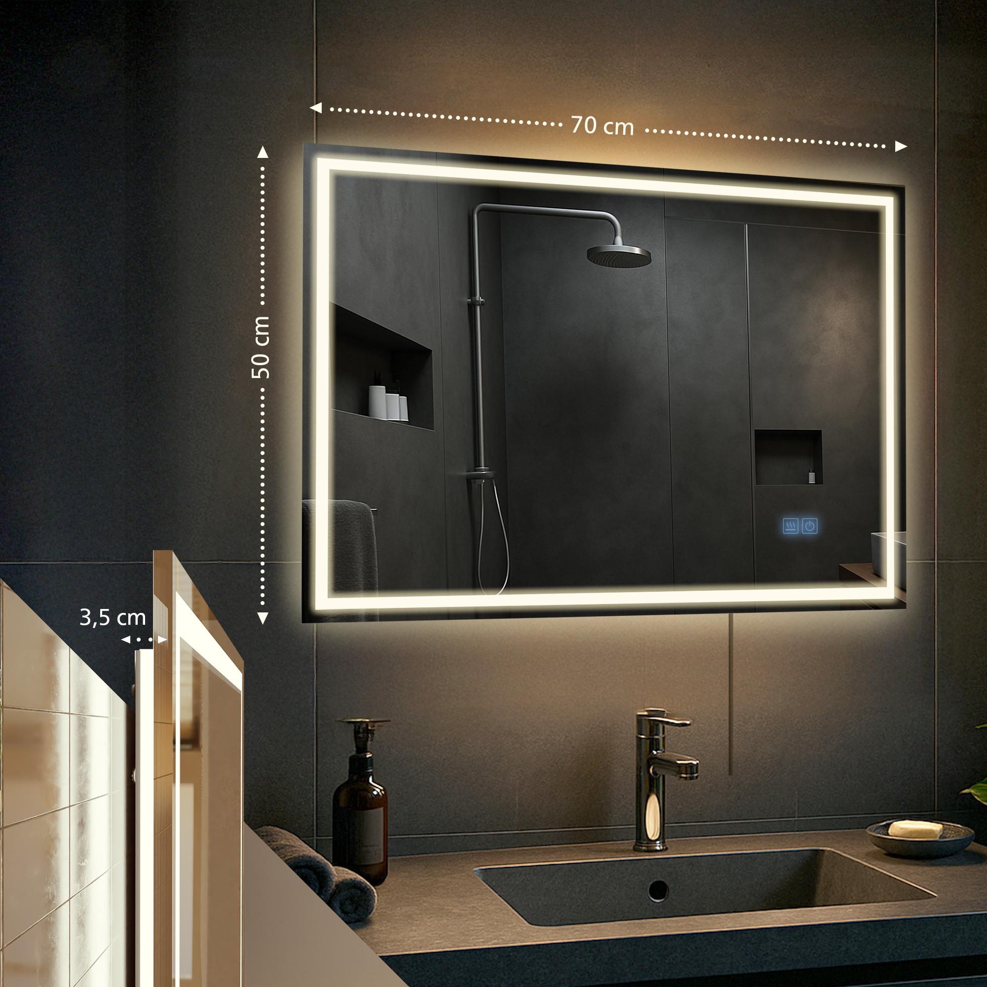 Specchio da bagno Jaffrey con Bluetooth