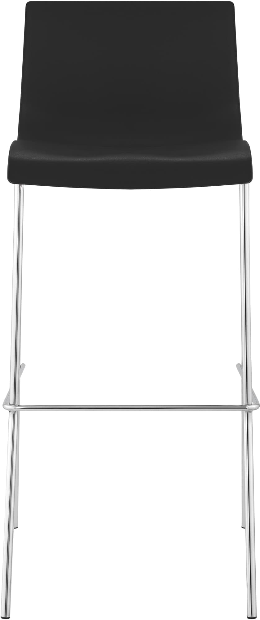 Set di 2 sgabelli da bar Hover in plastica con base a 4 gambe