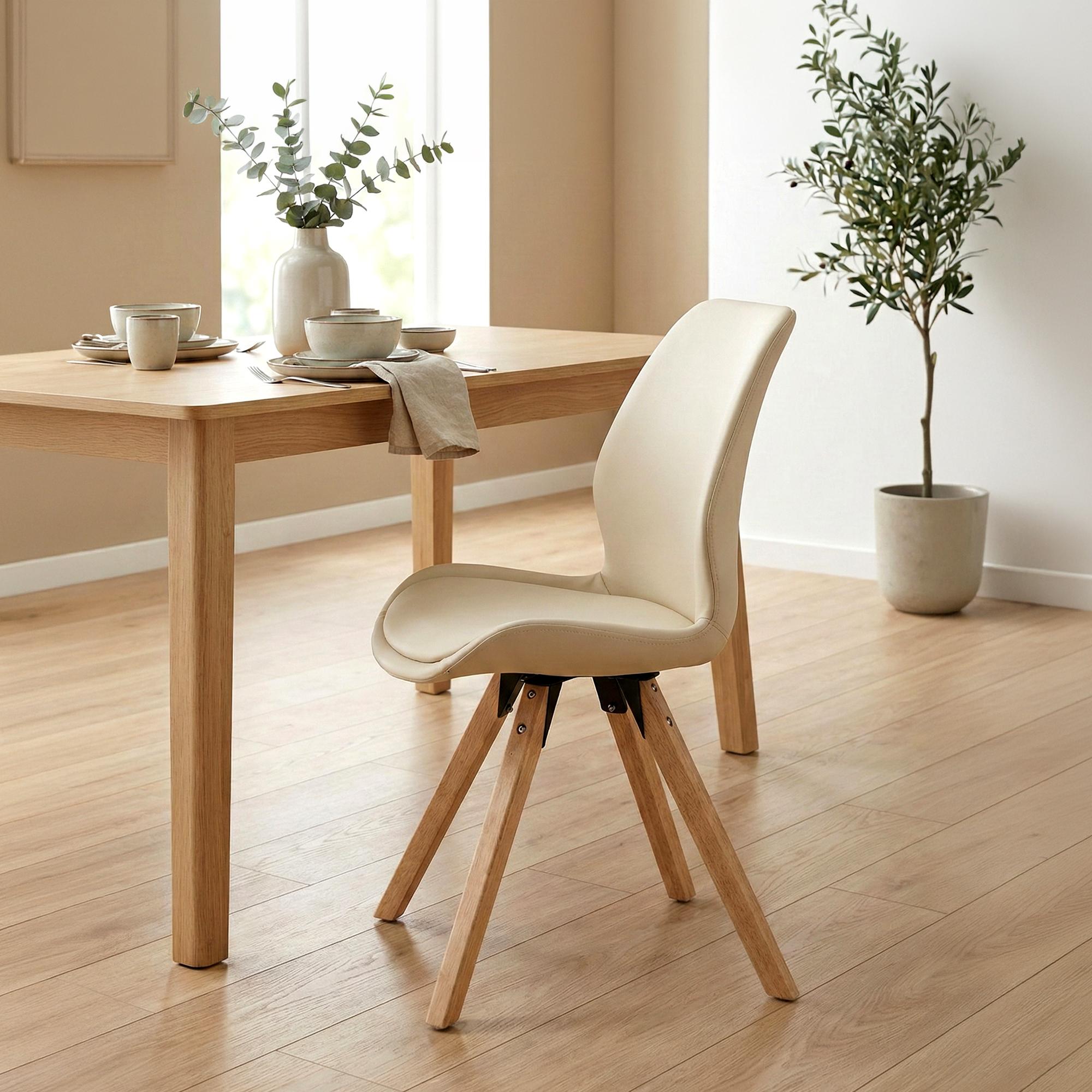 Set da 2 Sedie da Pranzo Luna