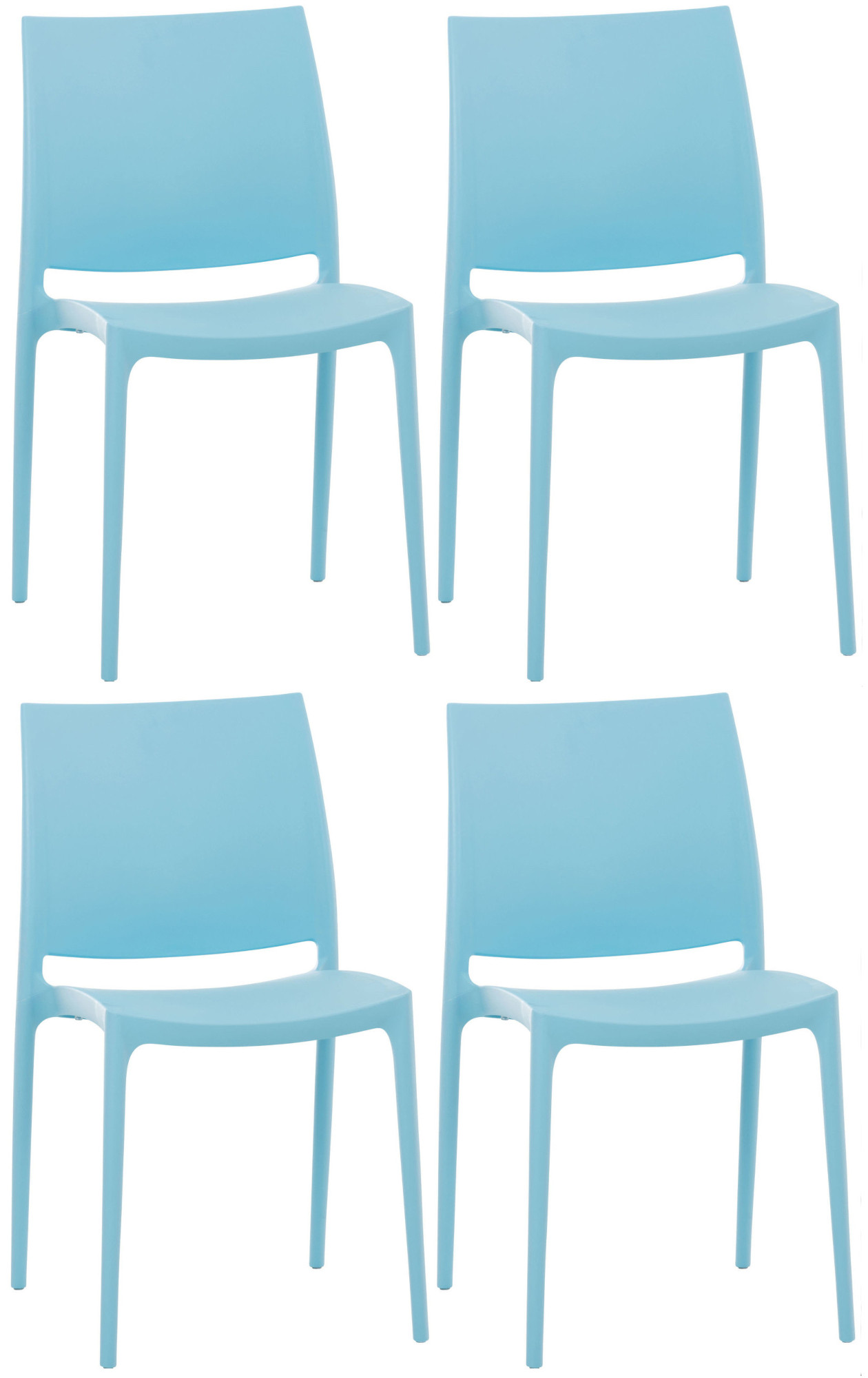 Set di 4 sedie Maya