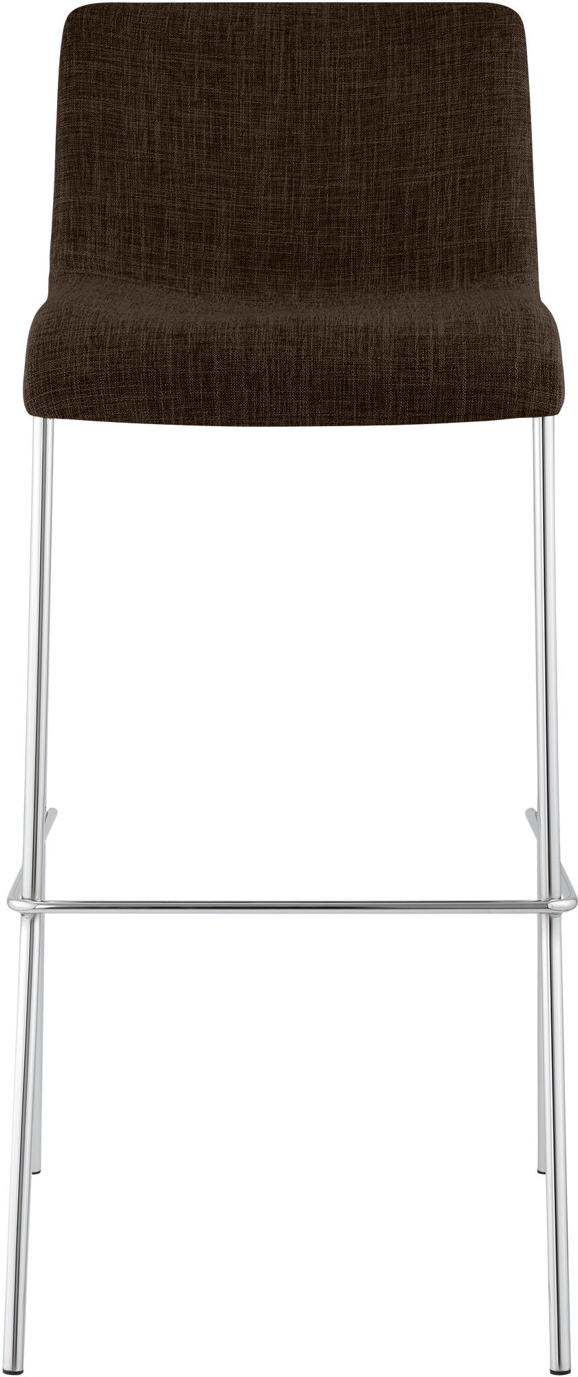 Set da 2 sgabelli da bar Hover in tessuto con base a 4 gambe