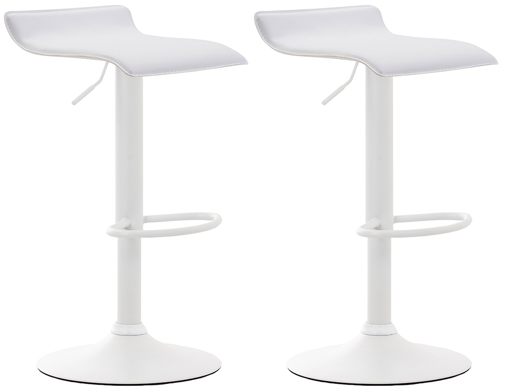 Set 2 Sgabelli Bar Dyn V2 In Similpelle